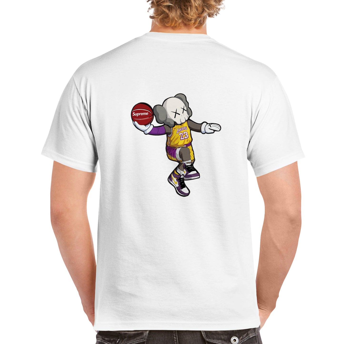 Kaws Dunk Heavyweight Unisex Crewneck T-shirt