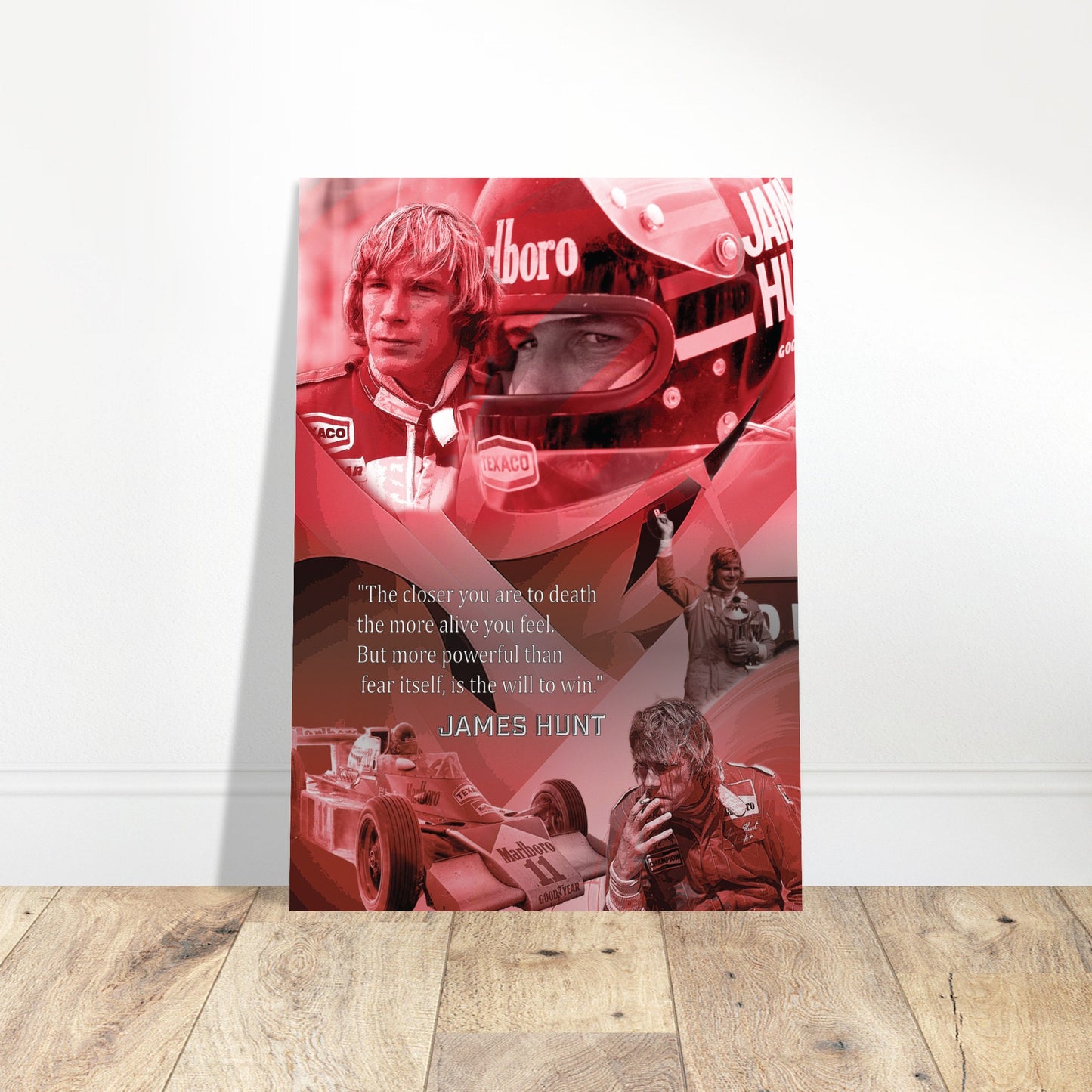 James Hunt Custom Tribute Classic Semi-Glossy Paper Poster