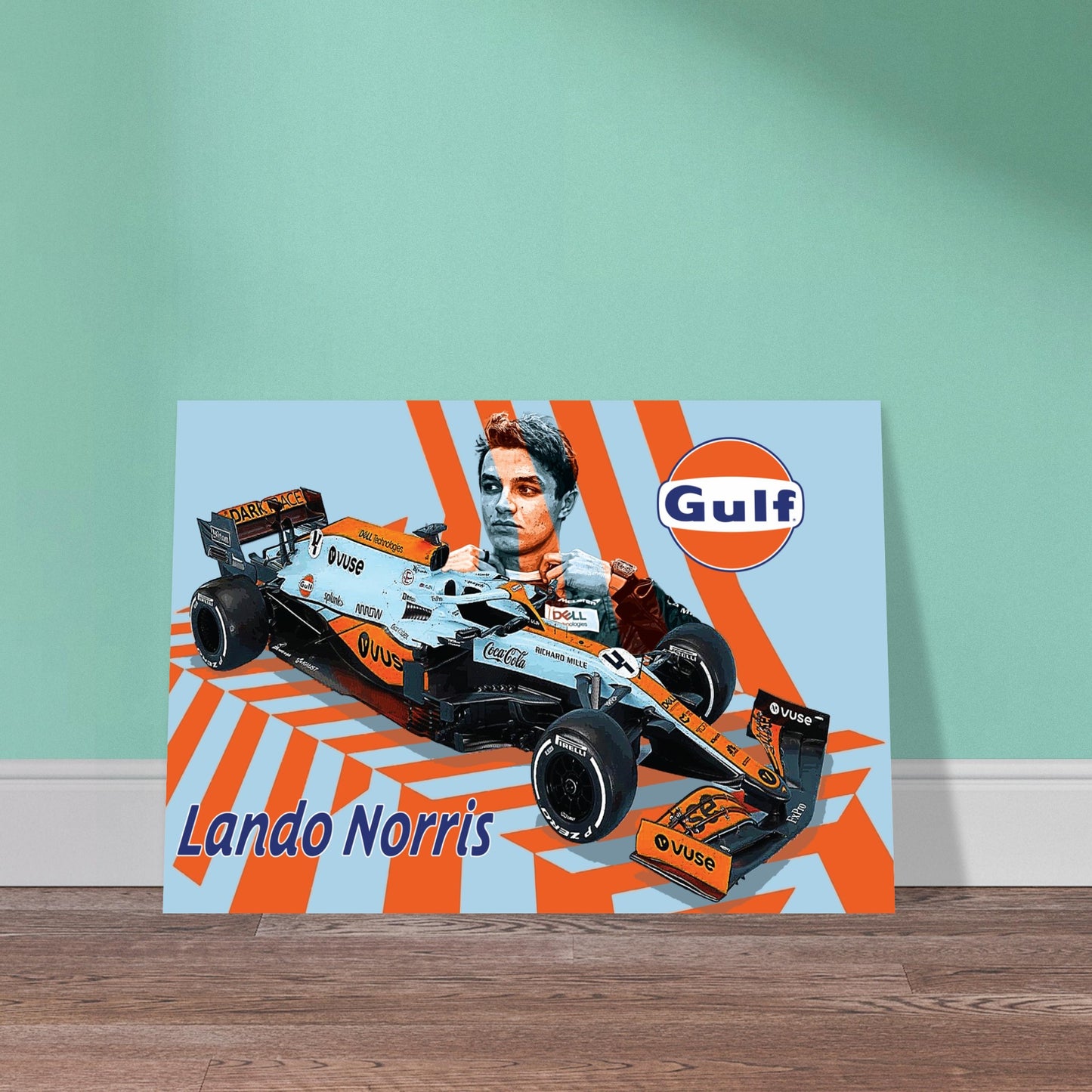 Lando Gulf Tribute Classic Semi-Glossy Paper Poster