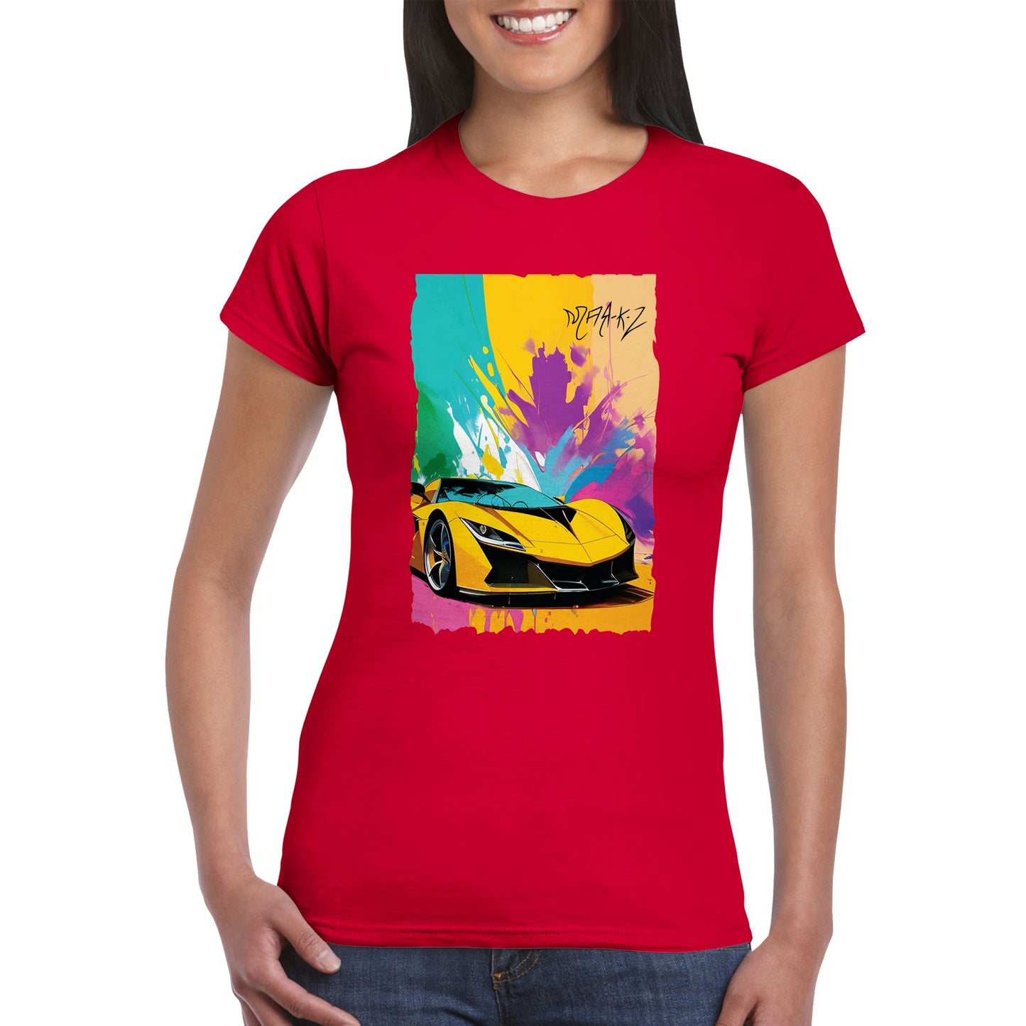 Supercar Delight Classic Womens Crewneck T-shirt