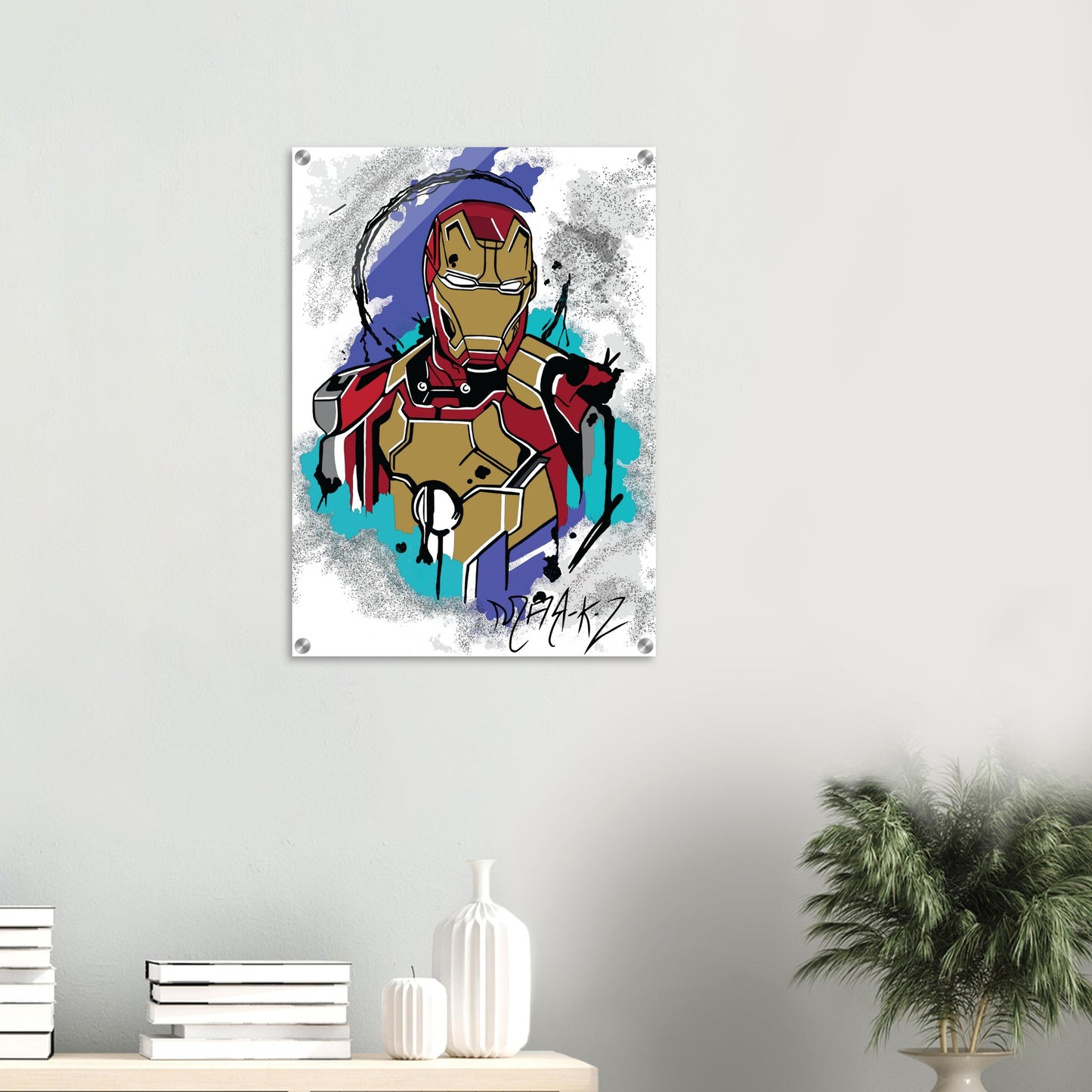 Custom Iron Man Acrylic Print