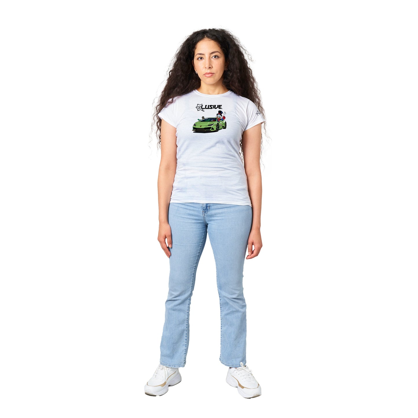 Lambo Scrooge Classic Womens Crewneck T-shirt