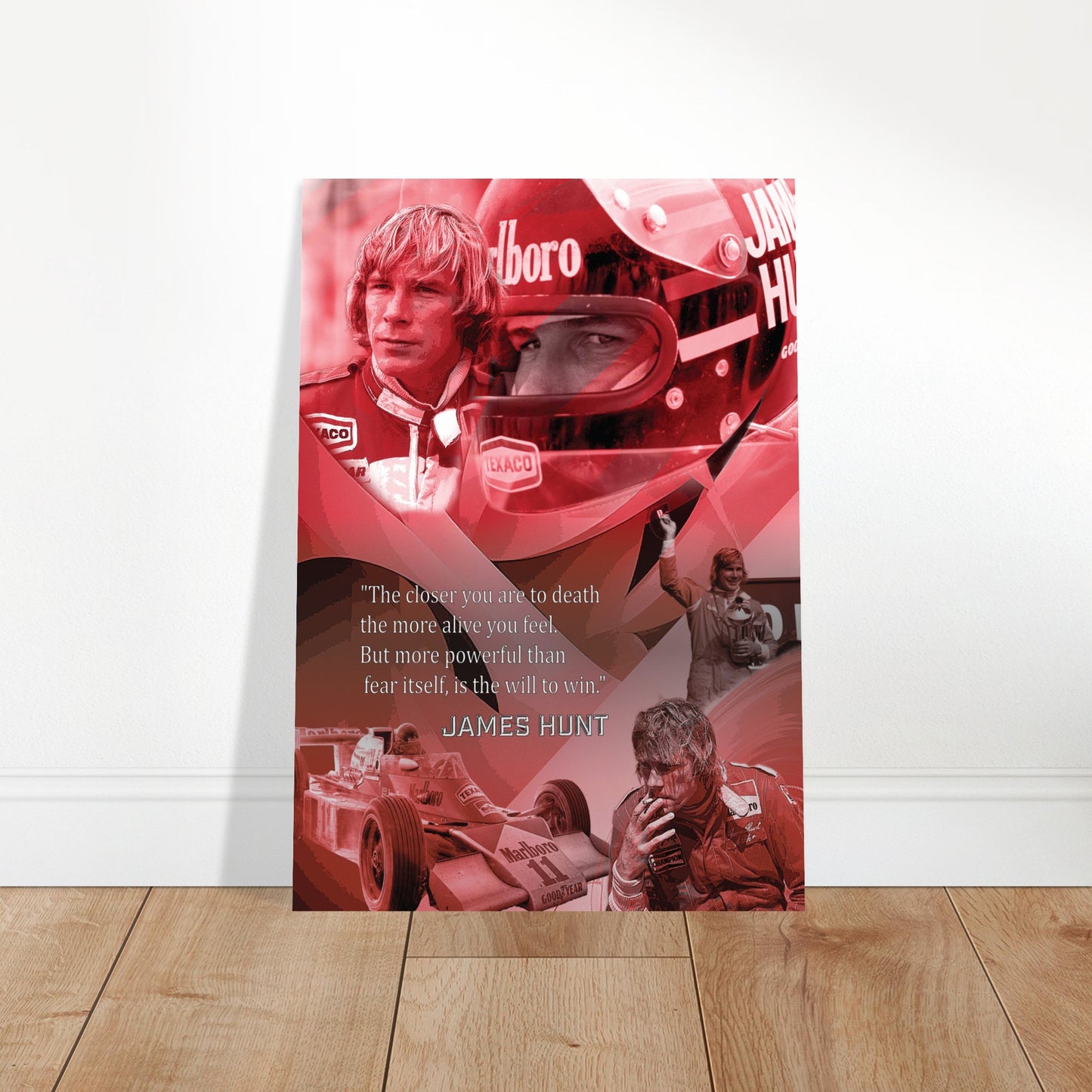 James Hunt Custom Tribute Classic Semi-Glossy Paper Poster