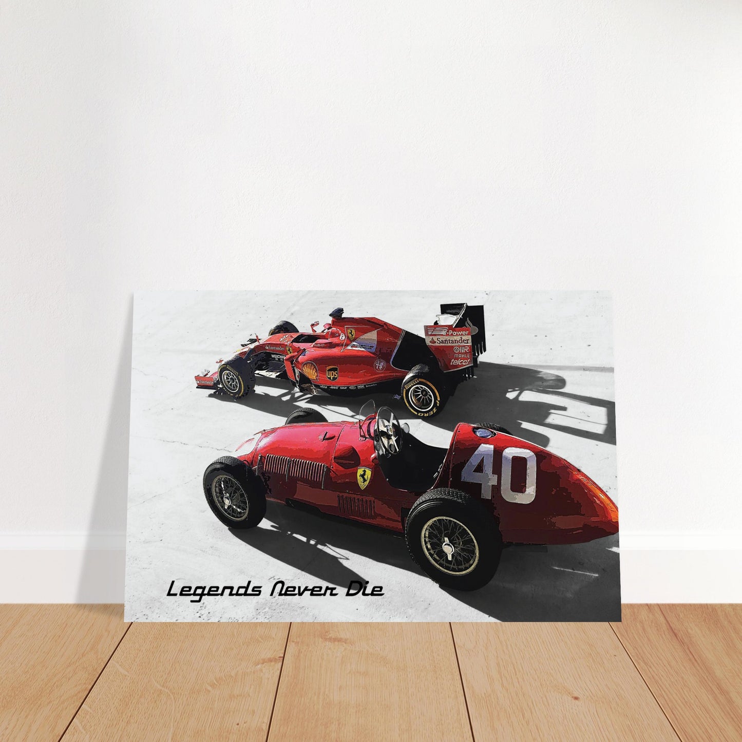 "Legends Never Die" Classic Semi-Glossy Paper Poster