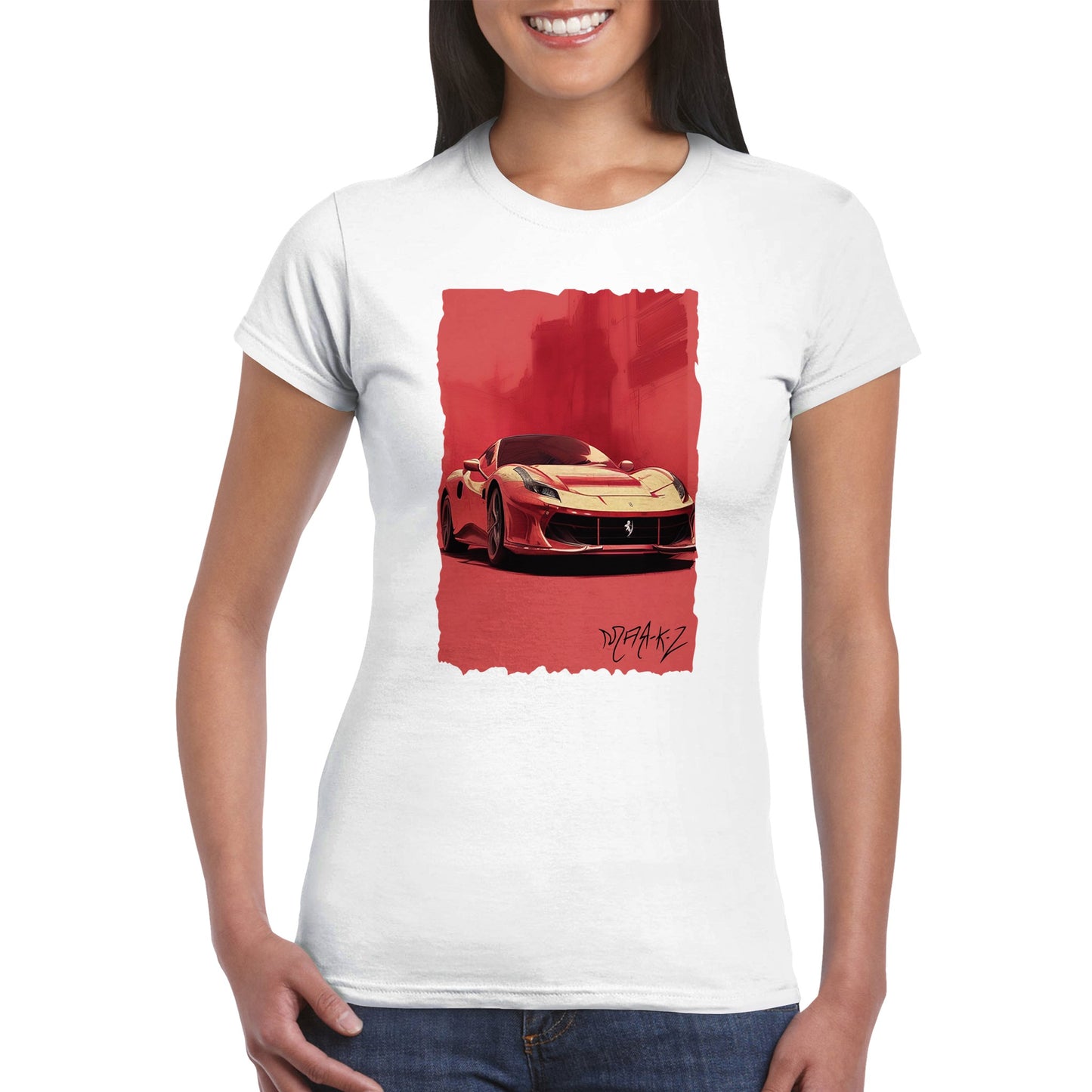 Ferrari in the Heat Classic Womens Crewneck T-shirt