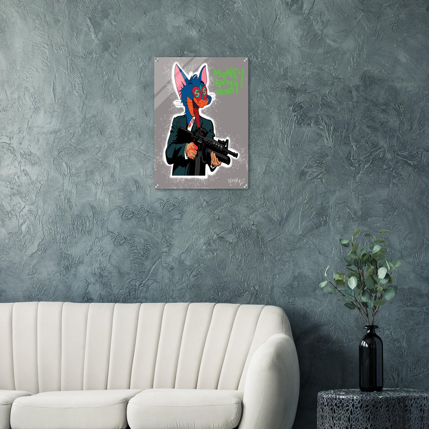 Money on my Mind Acrylic Print