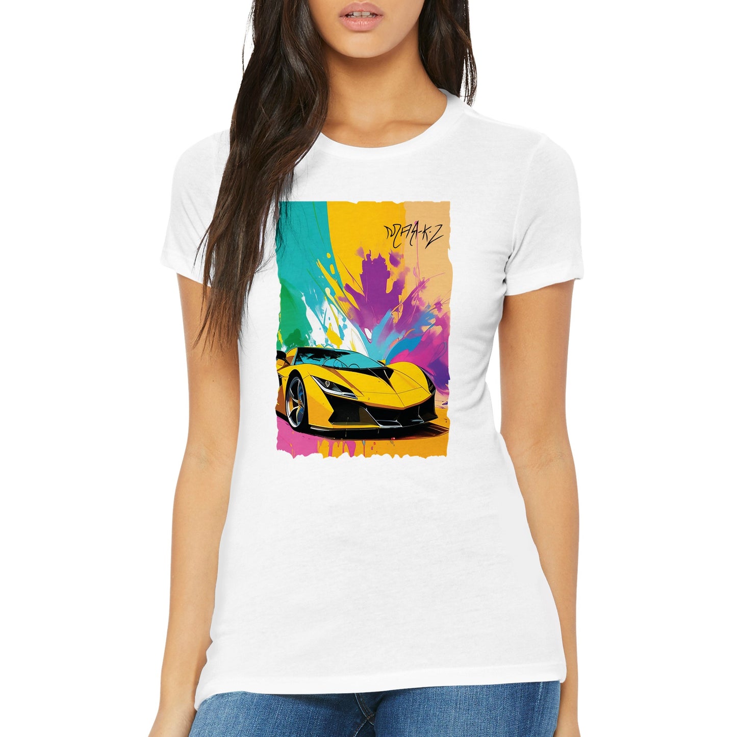 Supercar Delight Premium Womens Crewneck T-shirt