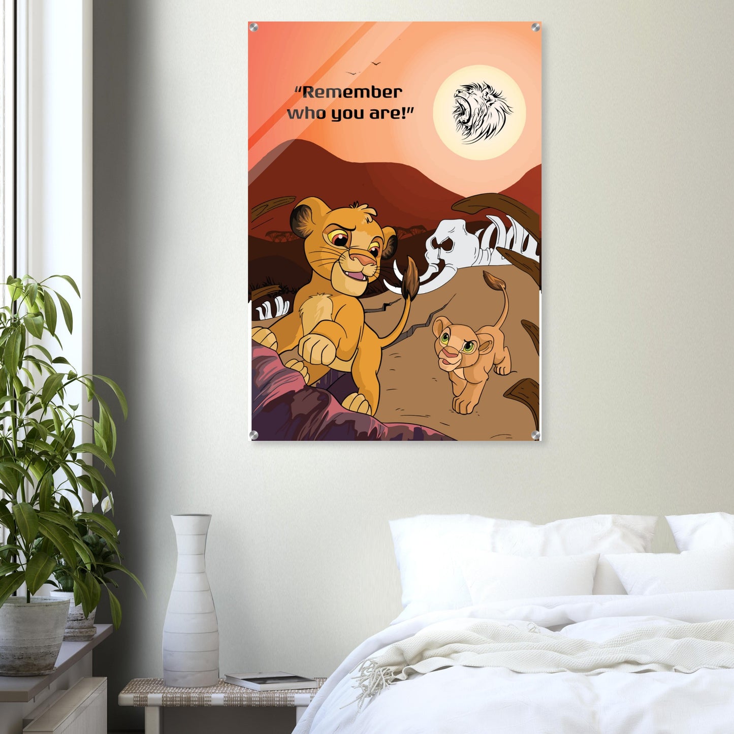 Simba's Journey Acrylic Print