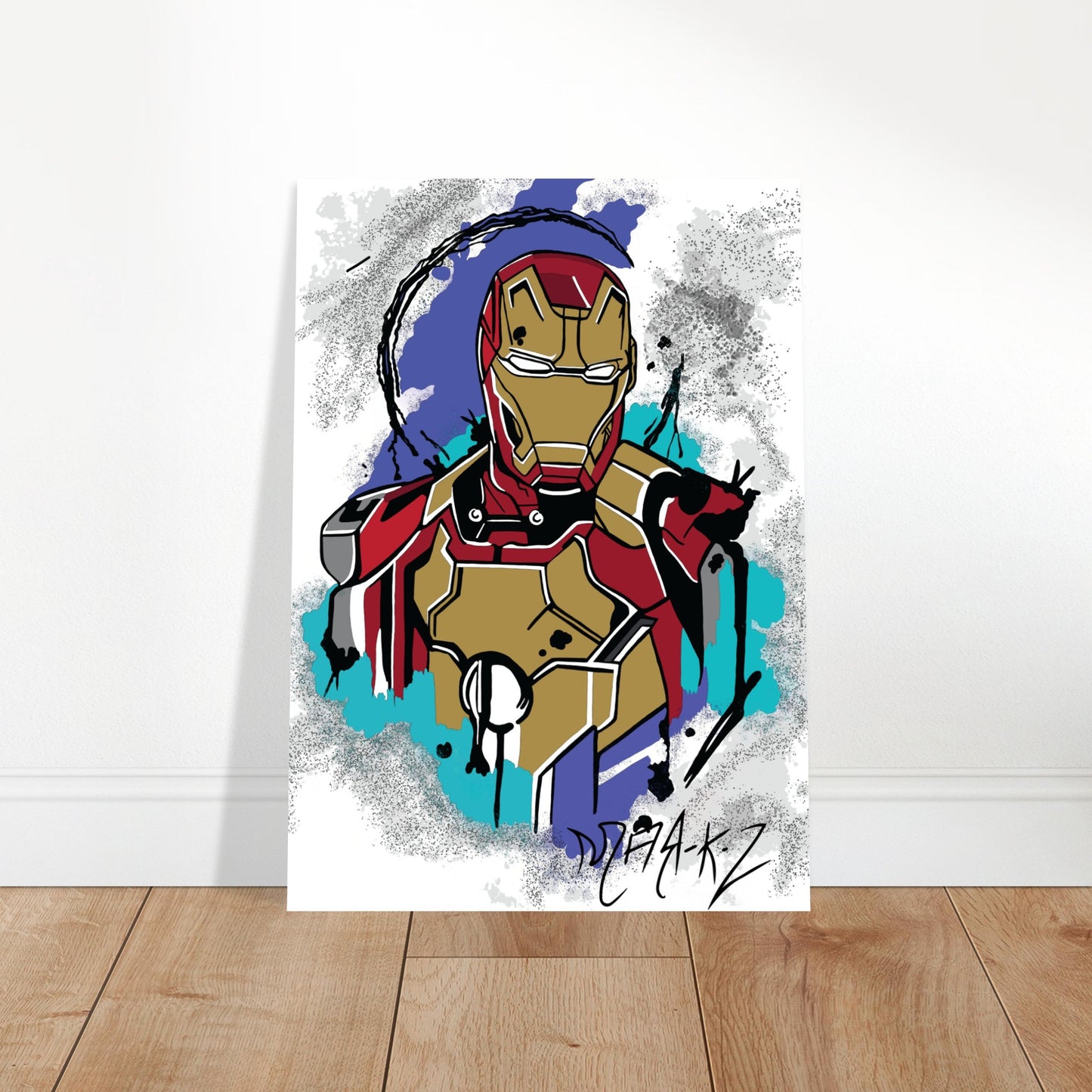 Custom Iron Man Classic Semi-Glossy Paper Poster