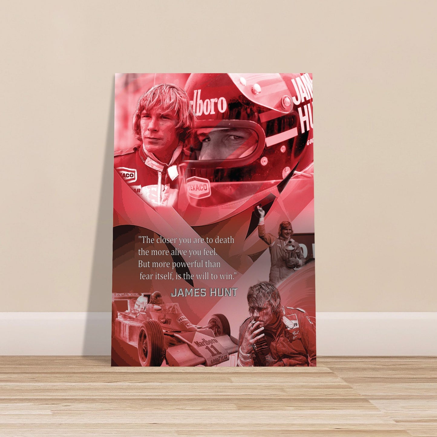 James Hunt Custom Tribute Premium Semi-Glossy Paper Poster