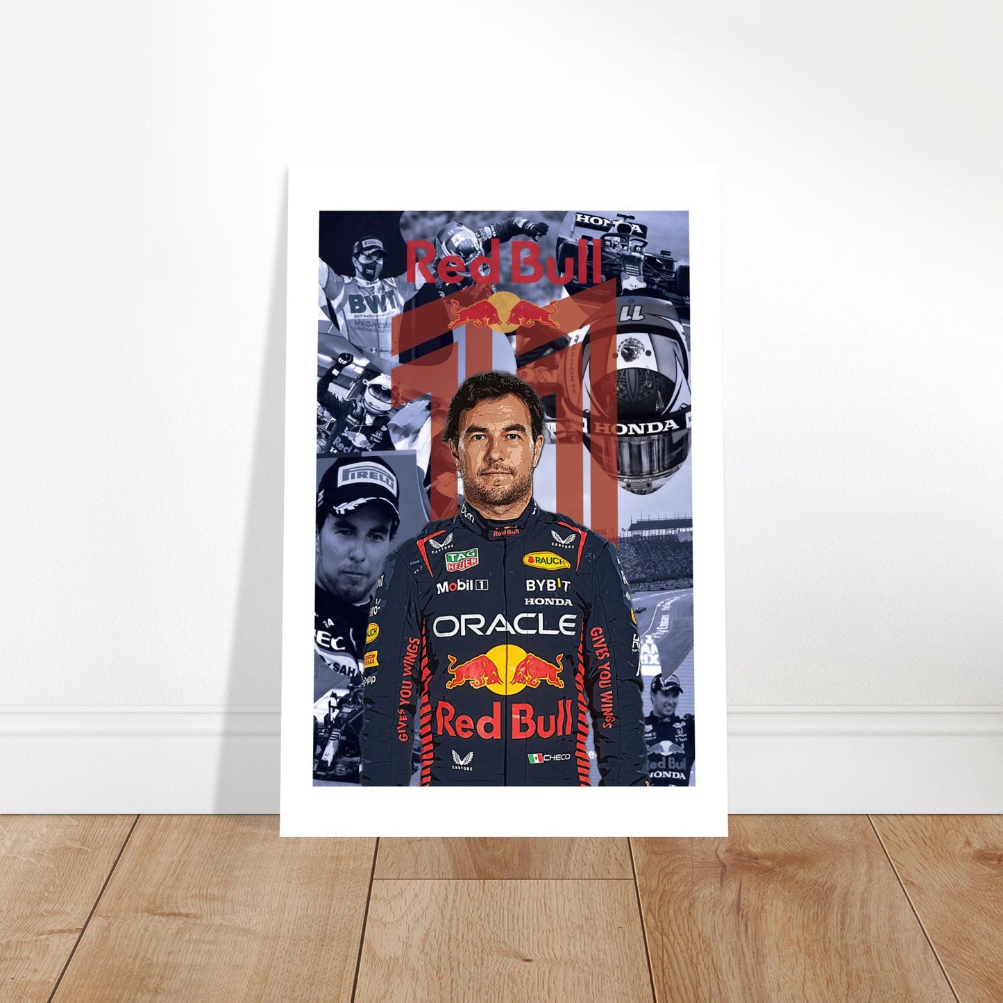 Sergio Perez Custom Classic Semi-Glossy Paper Poster