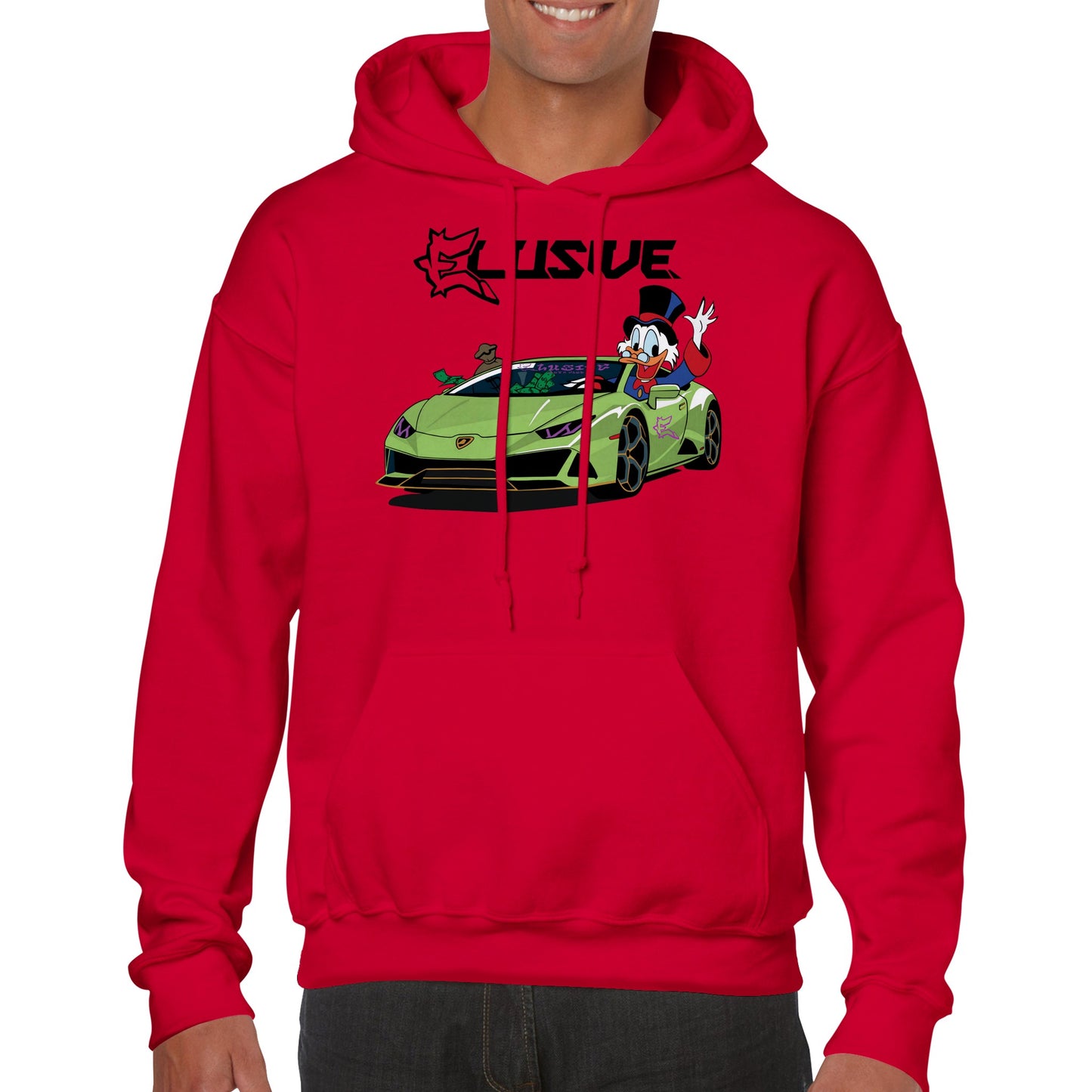 Lambo Scrooge Classic Unisex Pullover Hoodie