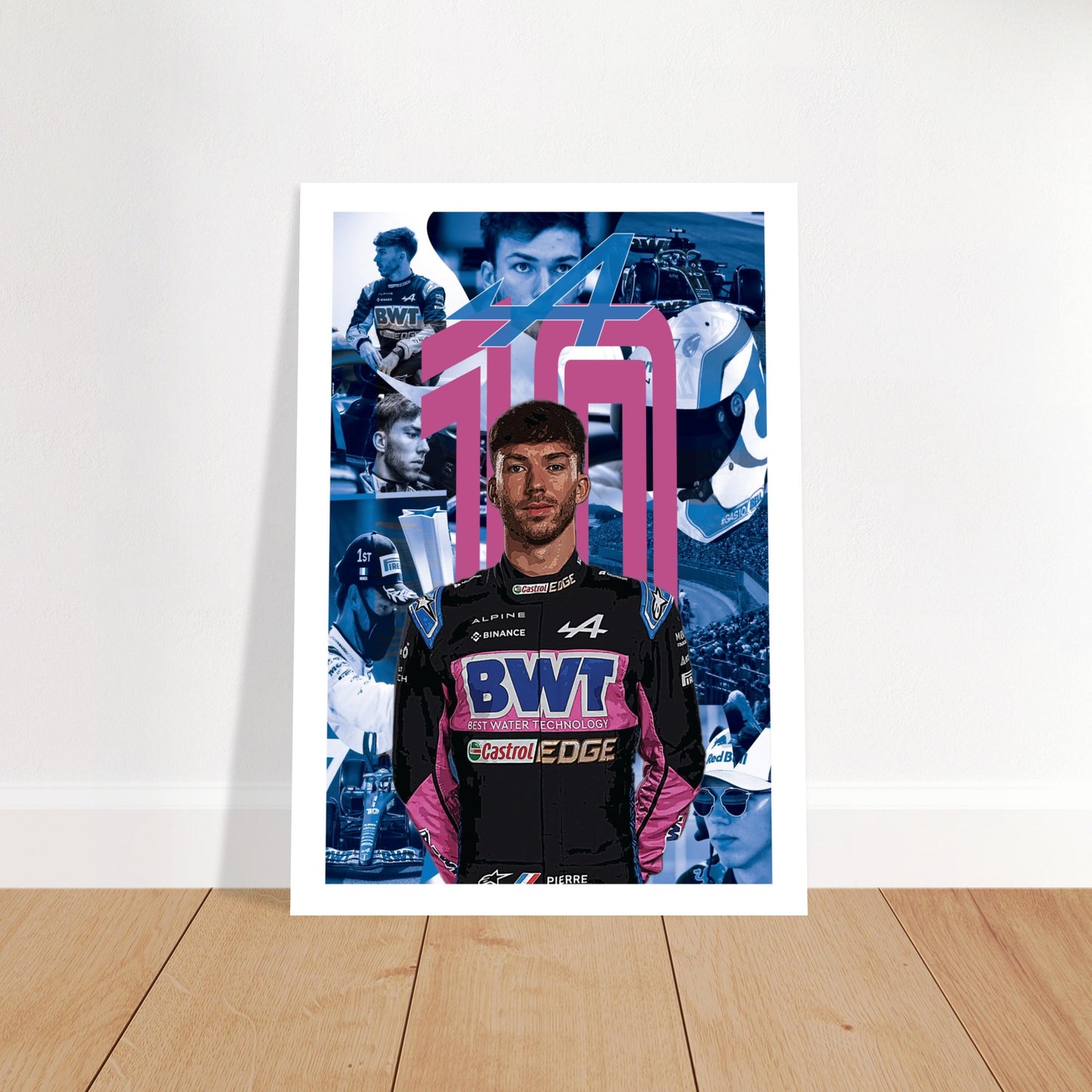 Pierre Gasly Custom Premium Semi-Glossy Paper Poster