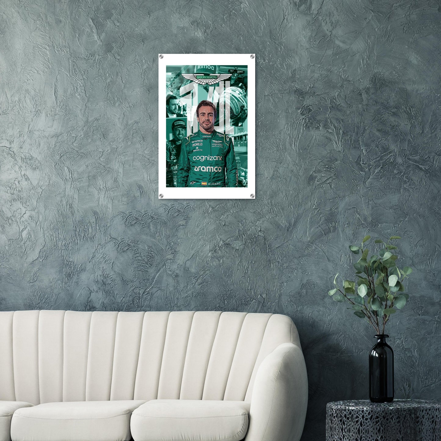 Fernando Alonso Custom Acrylic Print