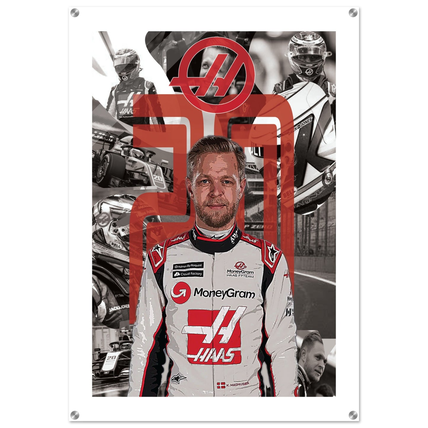 Kevin Magnussen Custom Acrylic Print