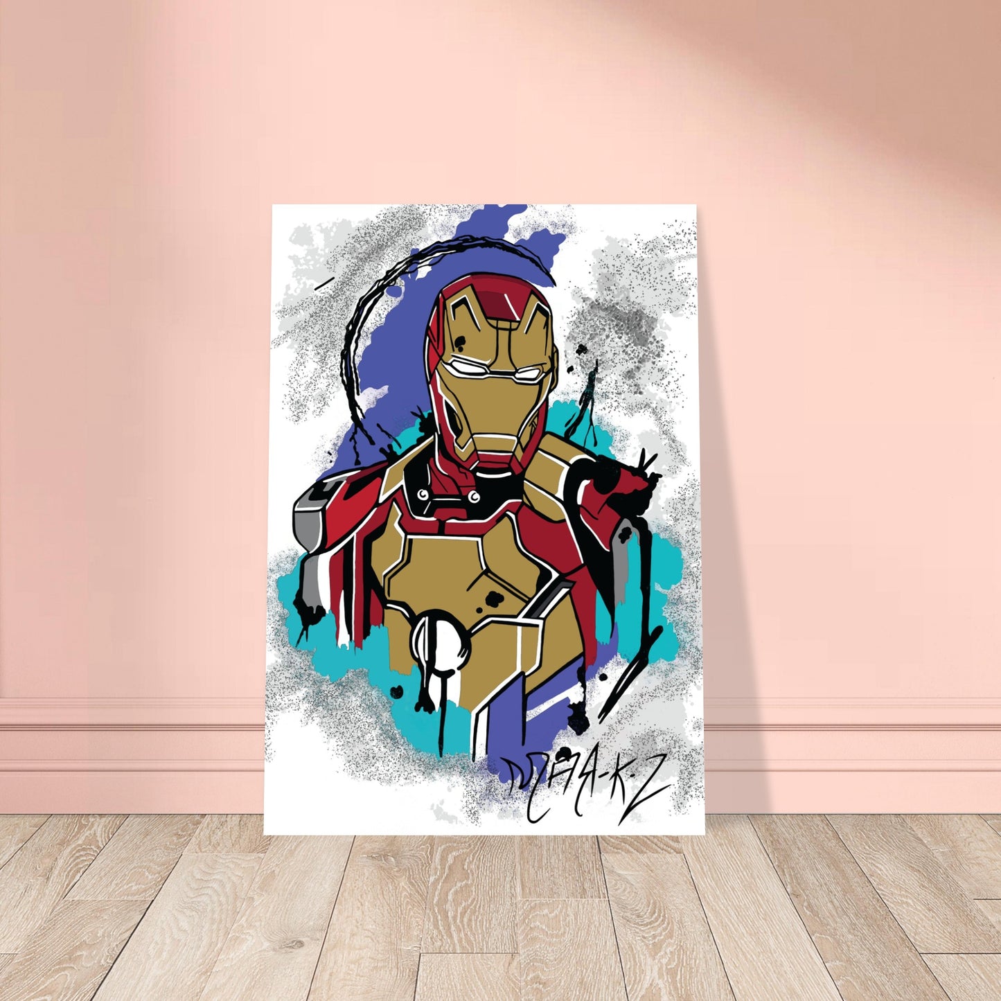 Custom Iron Man Premium Semi-Glossy Paper Poster