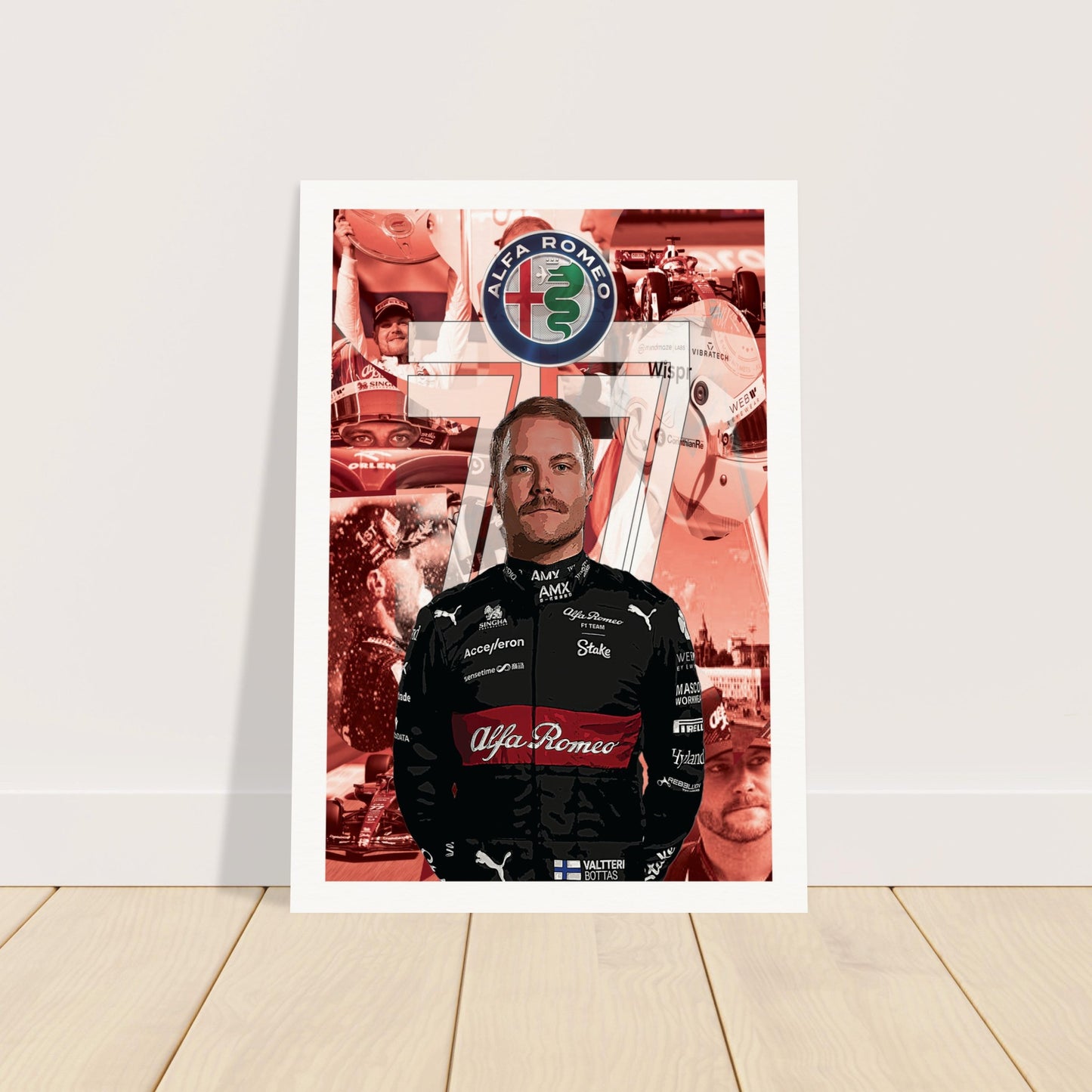 Valtteri Bottas Custom Museum-Quality Matte Paper Poster