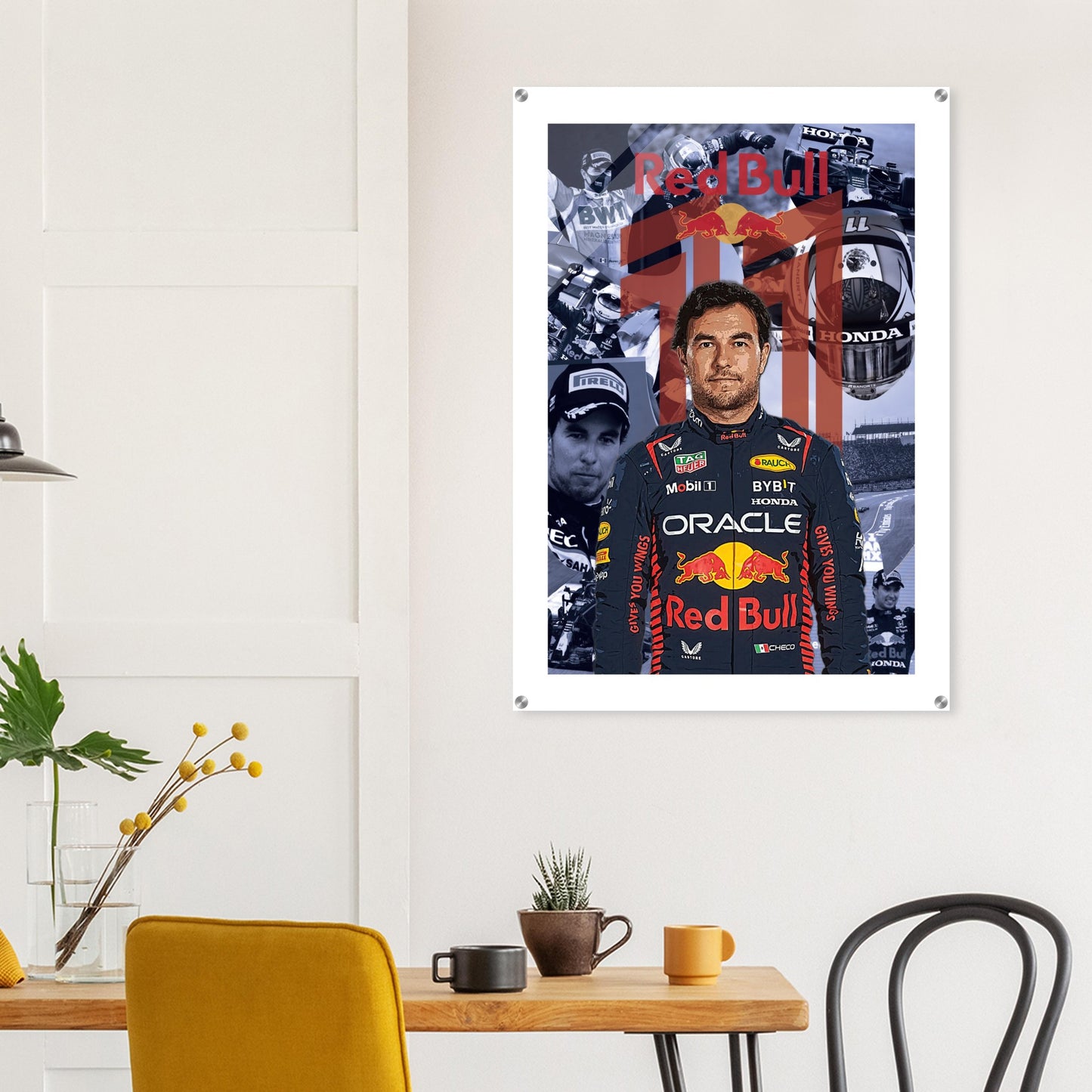 Sergio Perez Custom Acrylic Print