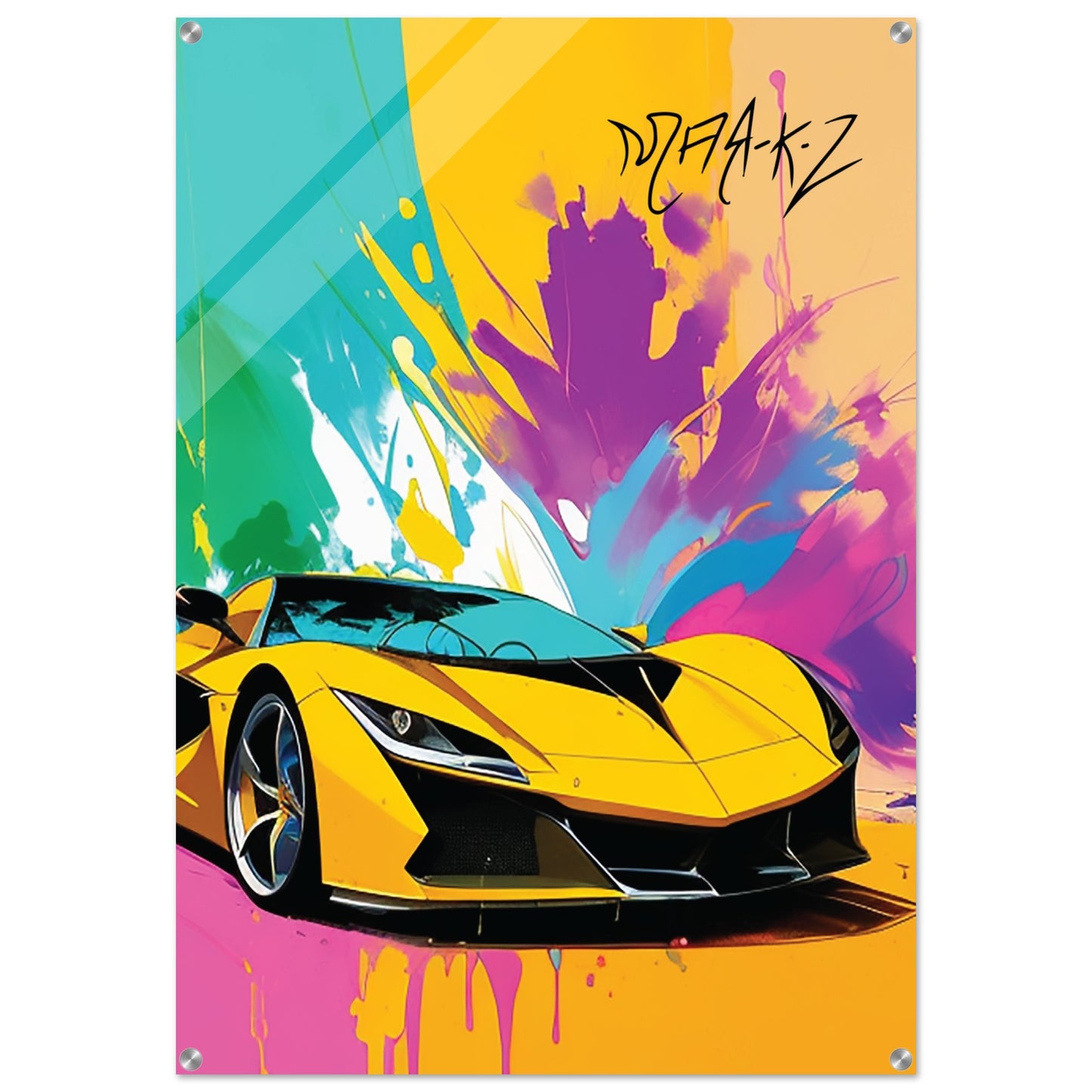 Supercar Delight Acrylic Print