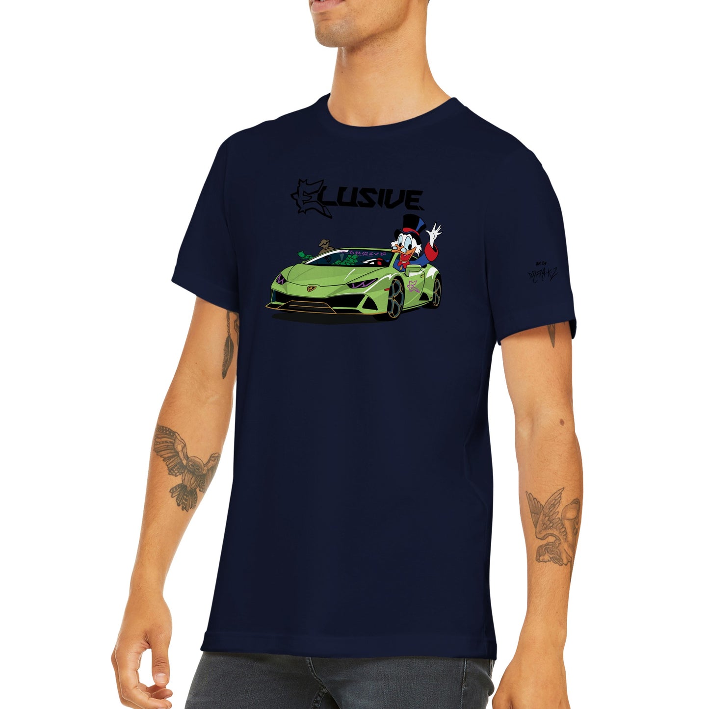 Lambo Scrooge Premium Unisex Crewneck T-shirt