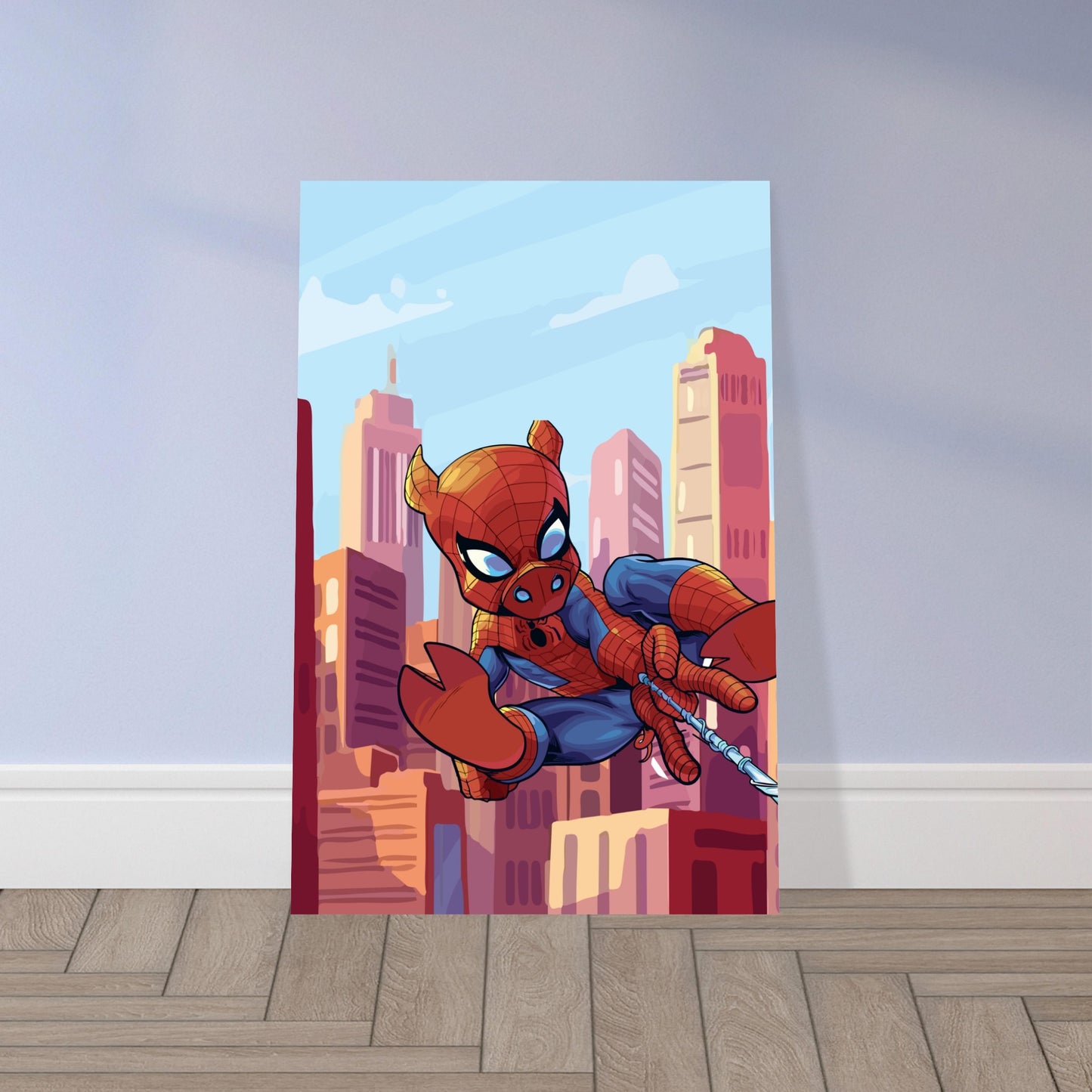 Spider-Pig Classic Semi-Glossy Paper Poster