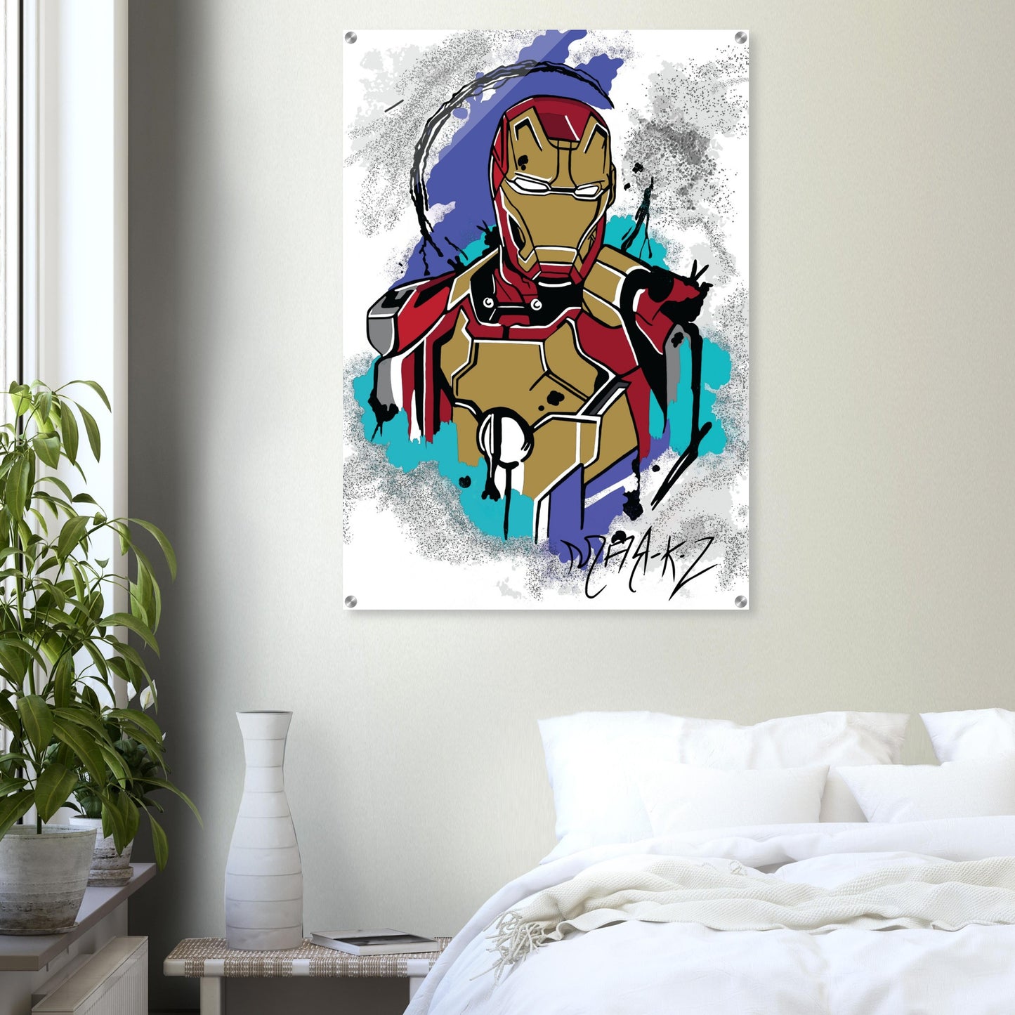 Custom Iron Man Acrylic Print