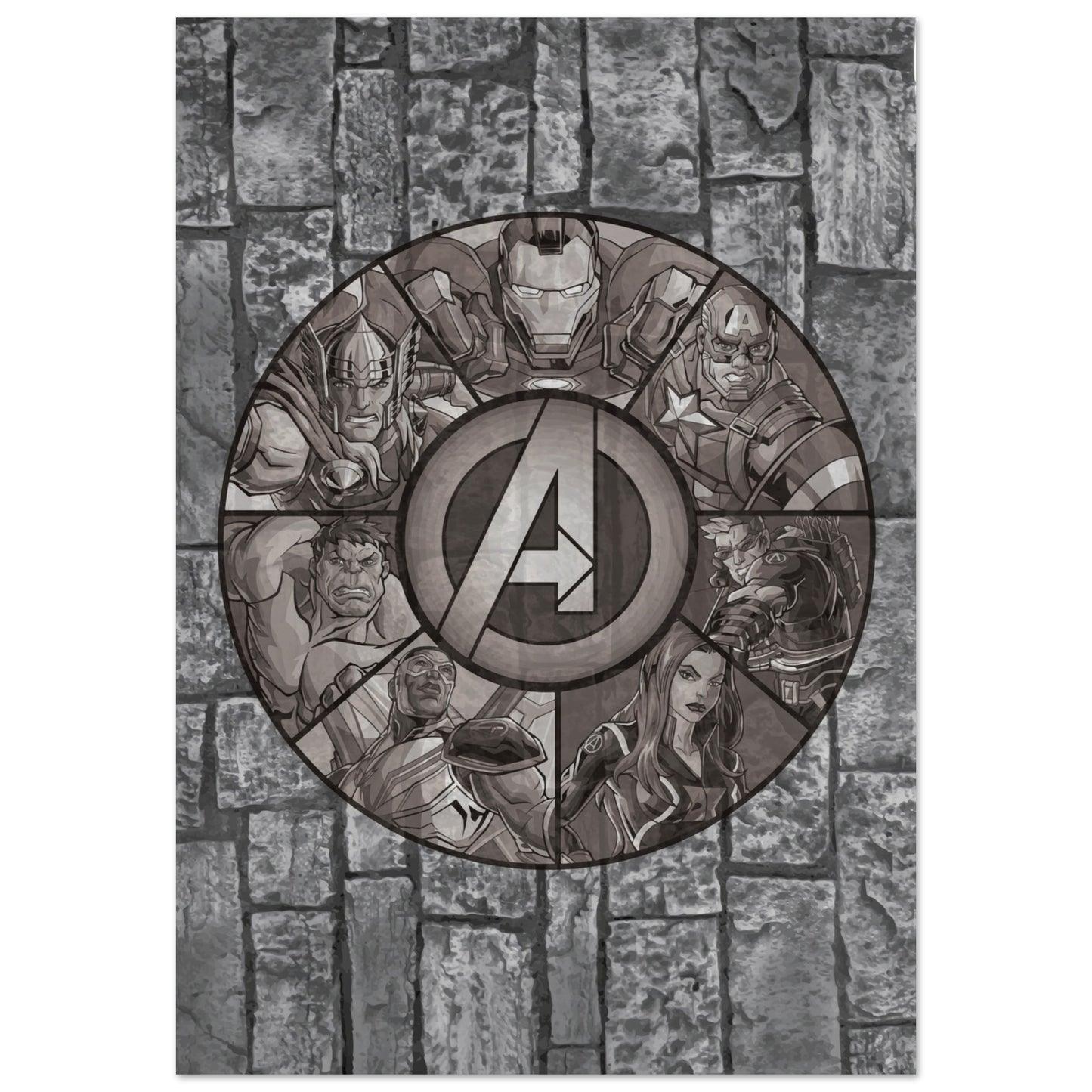 Avengers Assemble Museum-Quality Matte Paper Poster