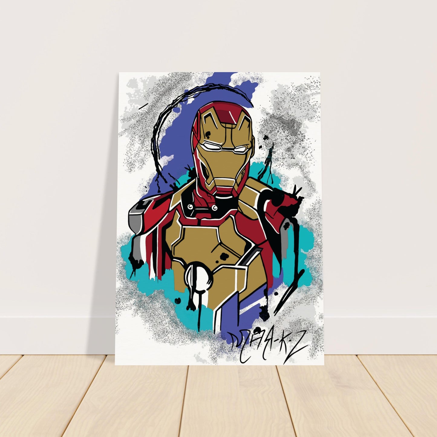 Custom Iron Man Museum-Quality Matte Paper Poster