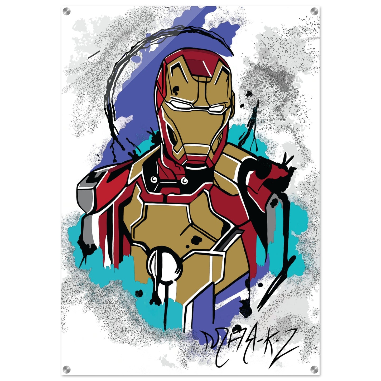 Custom Iron Man Acrylic Print