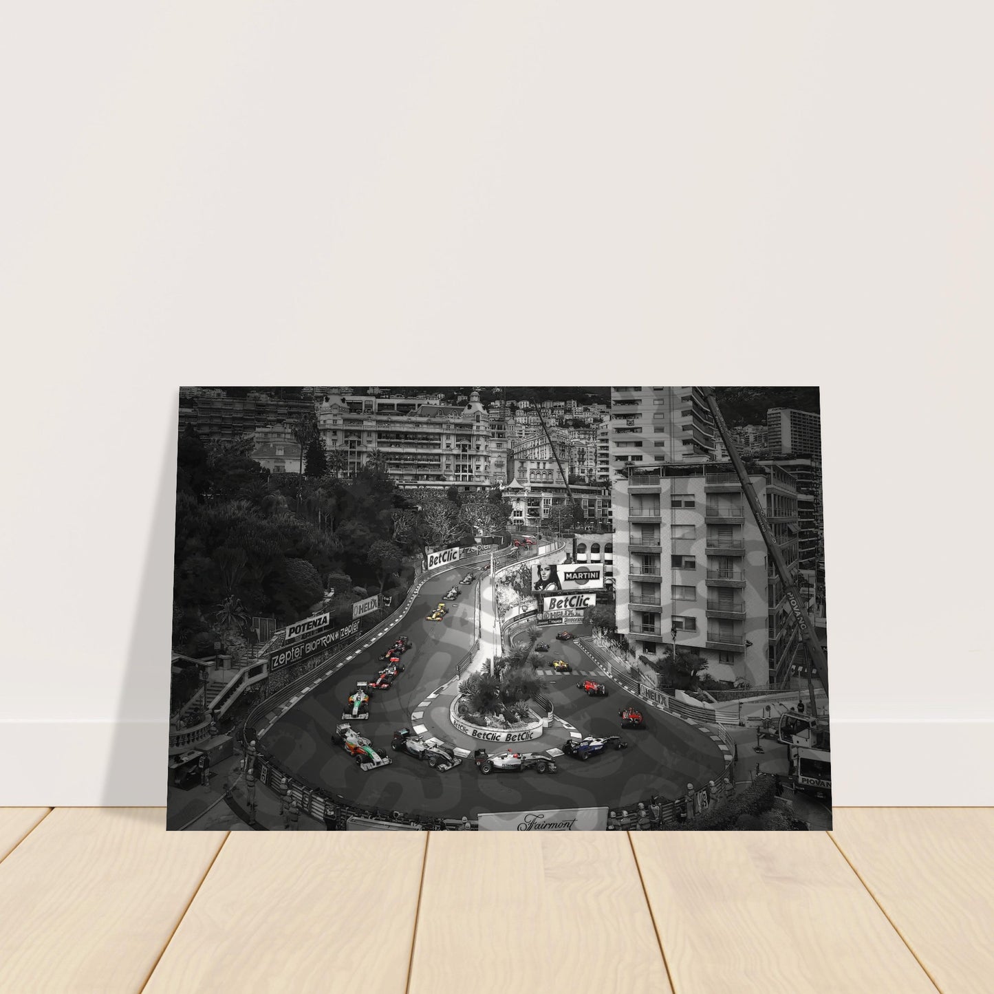 Monaco GP Custom (oil-paint style) Museum-Quality Matte Paper Poster