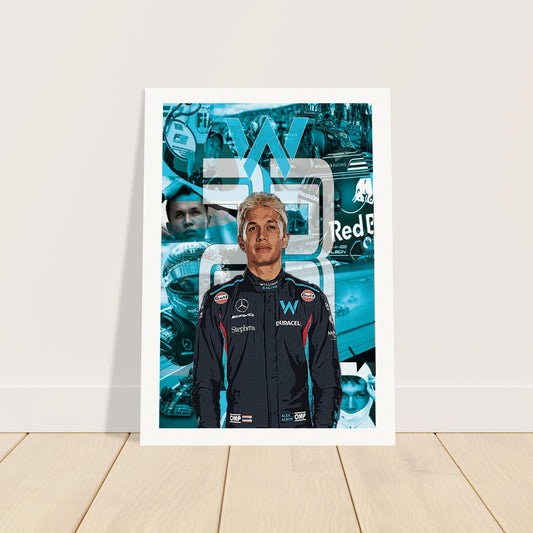 Alex Albon Custom Museum-Quality Matte Paper Poster