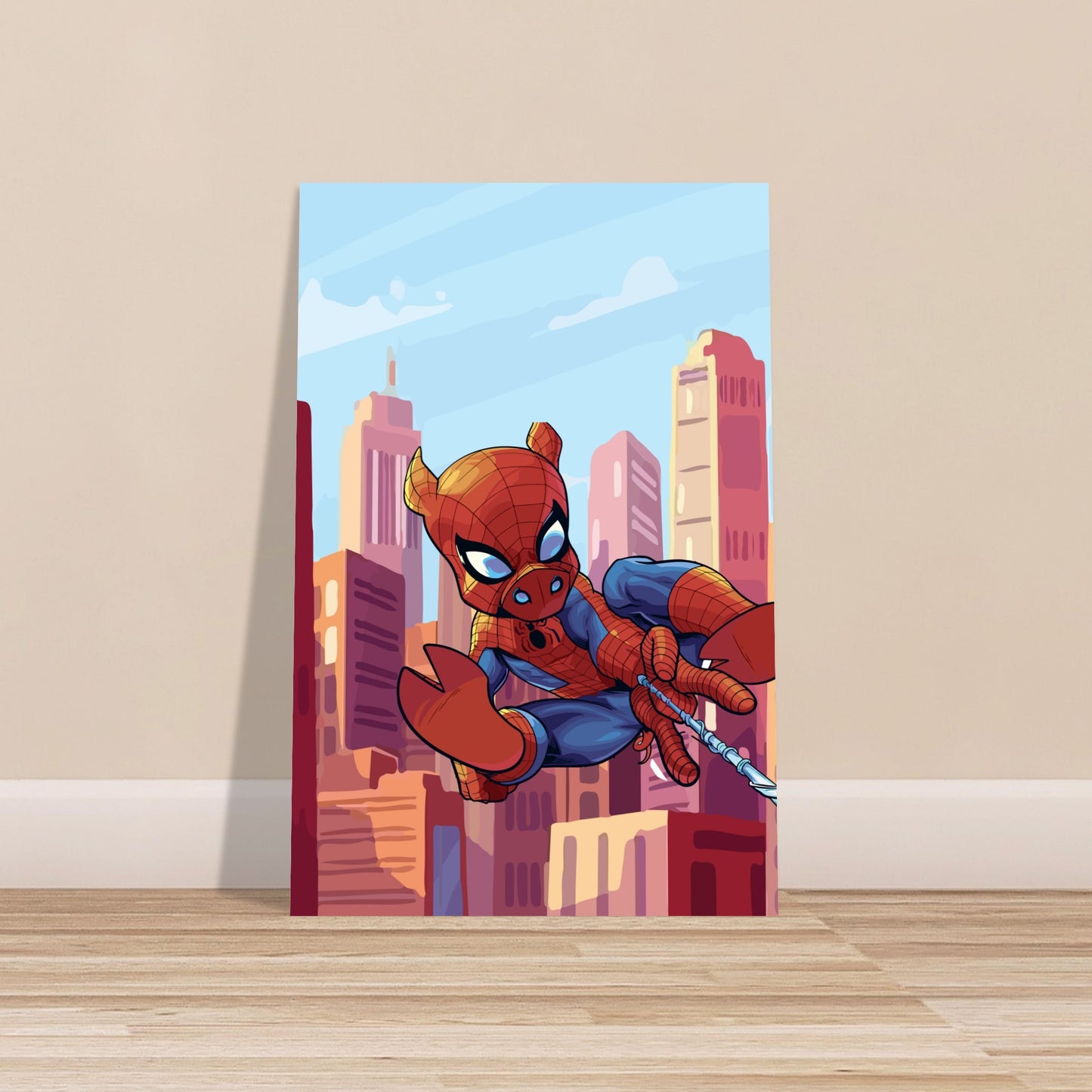 Spider-Pig Classic Semi-Glossy Paper Poster