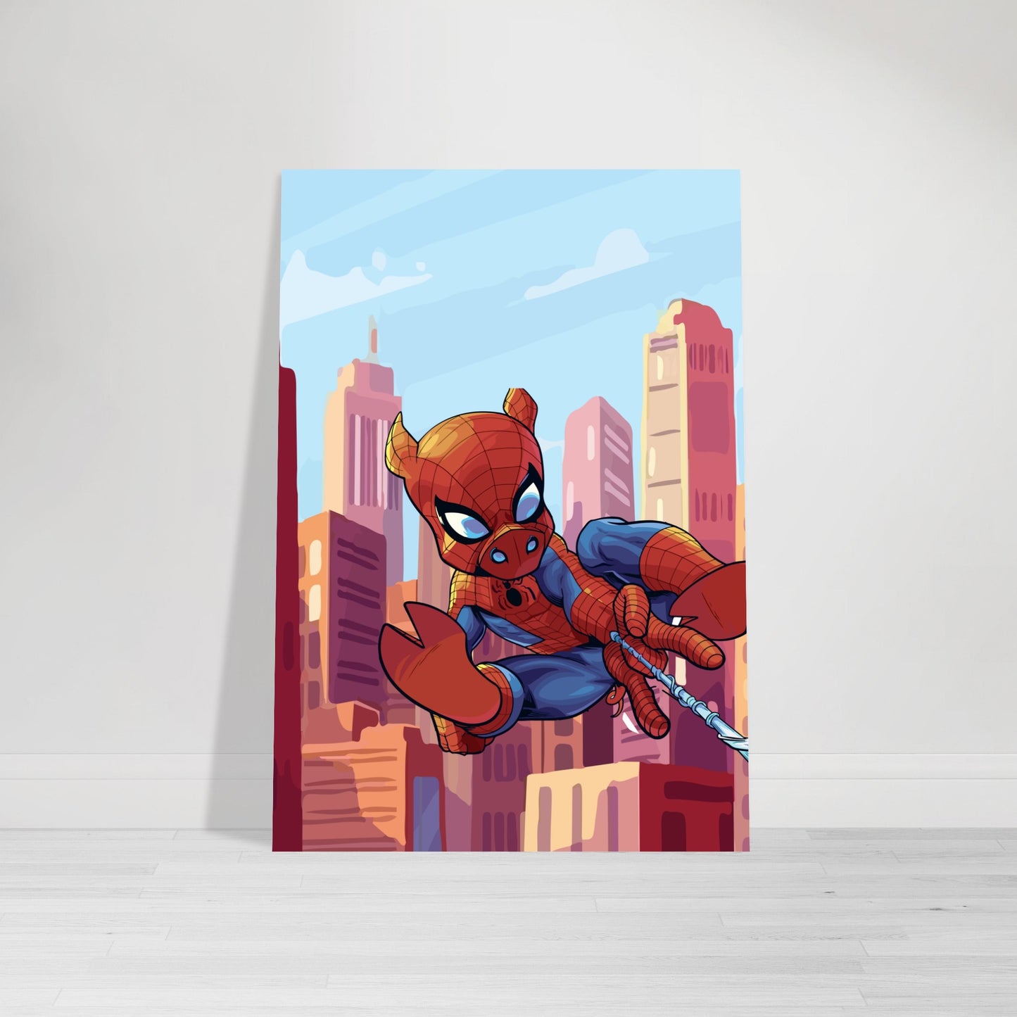 Spider-Pig Premium Semi-Glossy Paper Poster