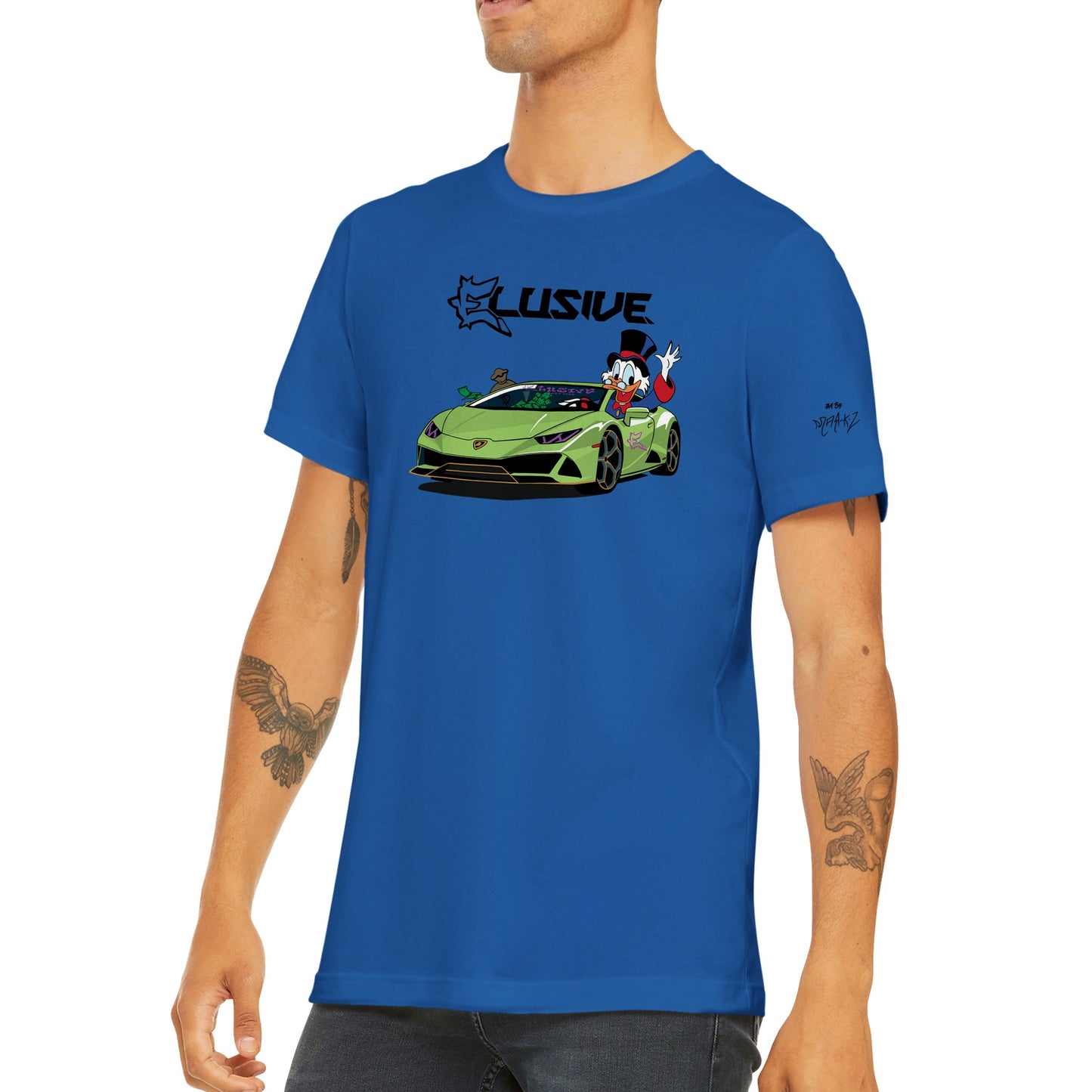 Lambo Scrooge Premium Unisex Crewneck T-shirt