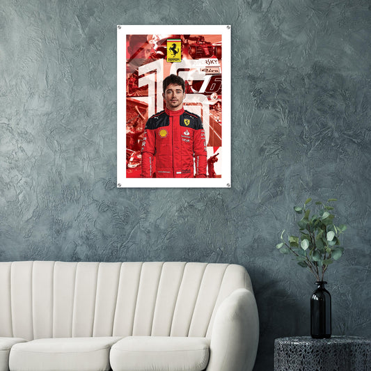 Charles Leclerc Custom Acrylic Print