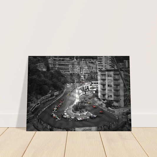 Monaco GP Custom (oil-paint style) Museum-Quality Matte Paper Poster