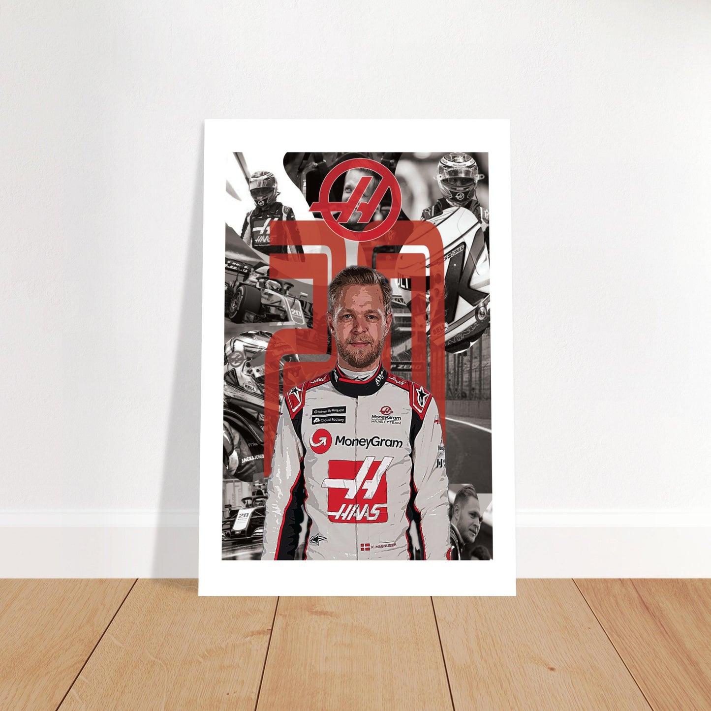 Kevin Magnussen Custom Premium Semi-Glossy Paper Poster