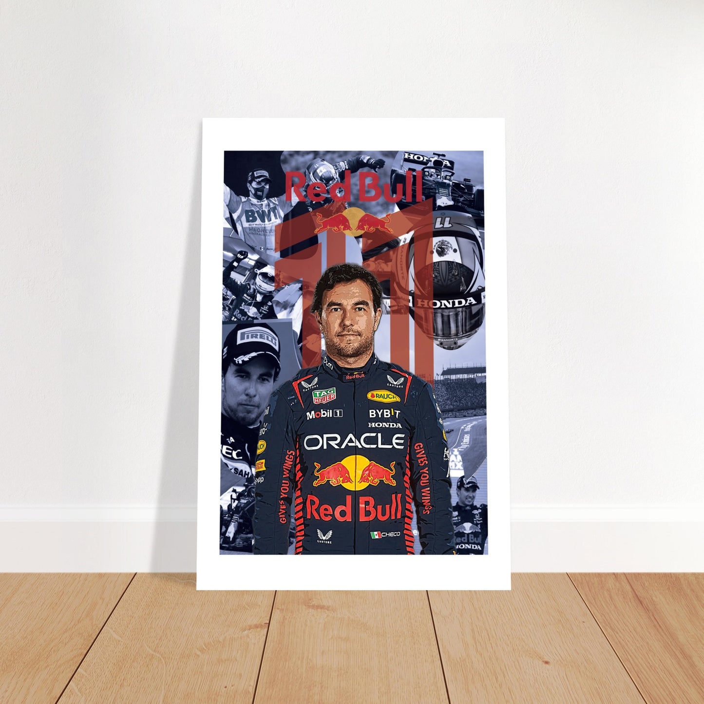 Sergio Perez Custom Premium Semi-Glossy Paper Poster