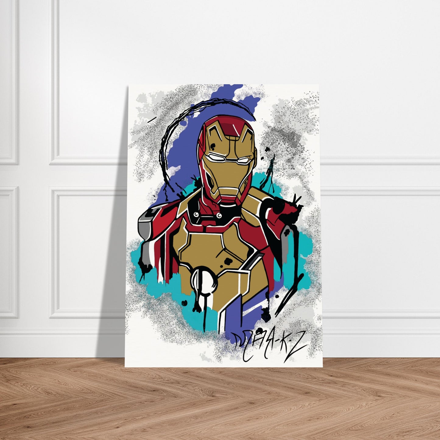 Custom Iron Man Museum-Quality Matte Paper Poster