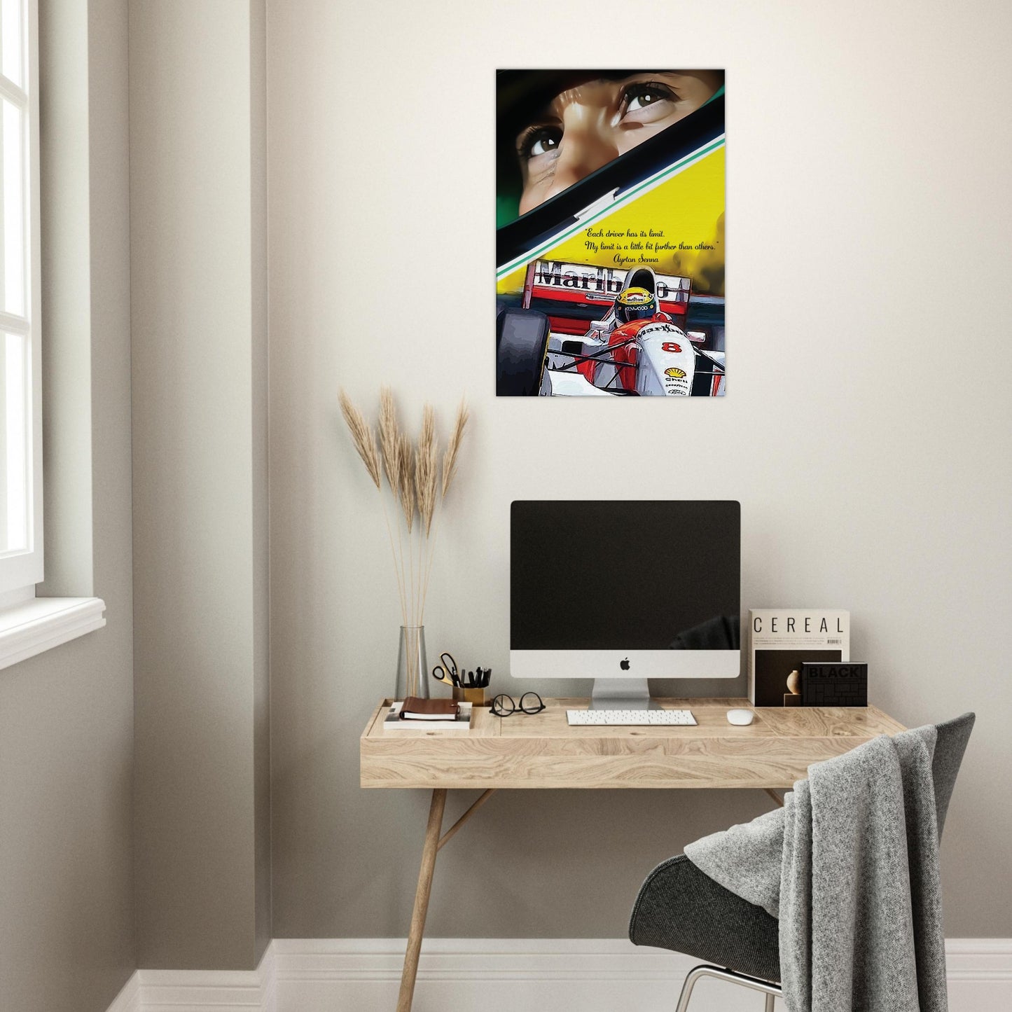 Ayrton Senna Custom Tribute Canvas