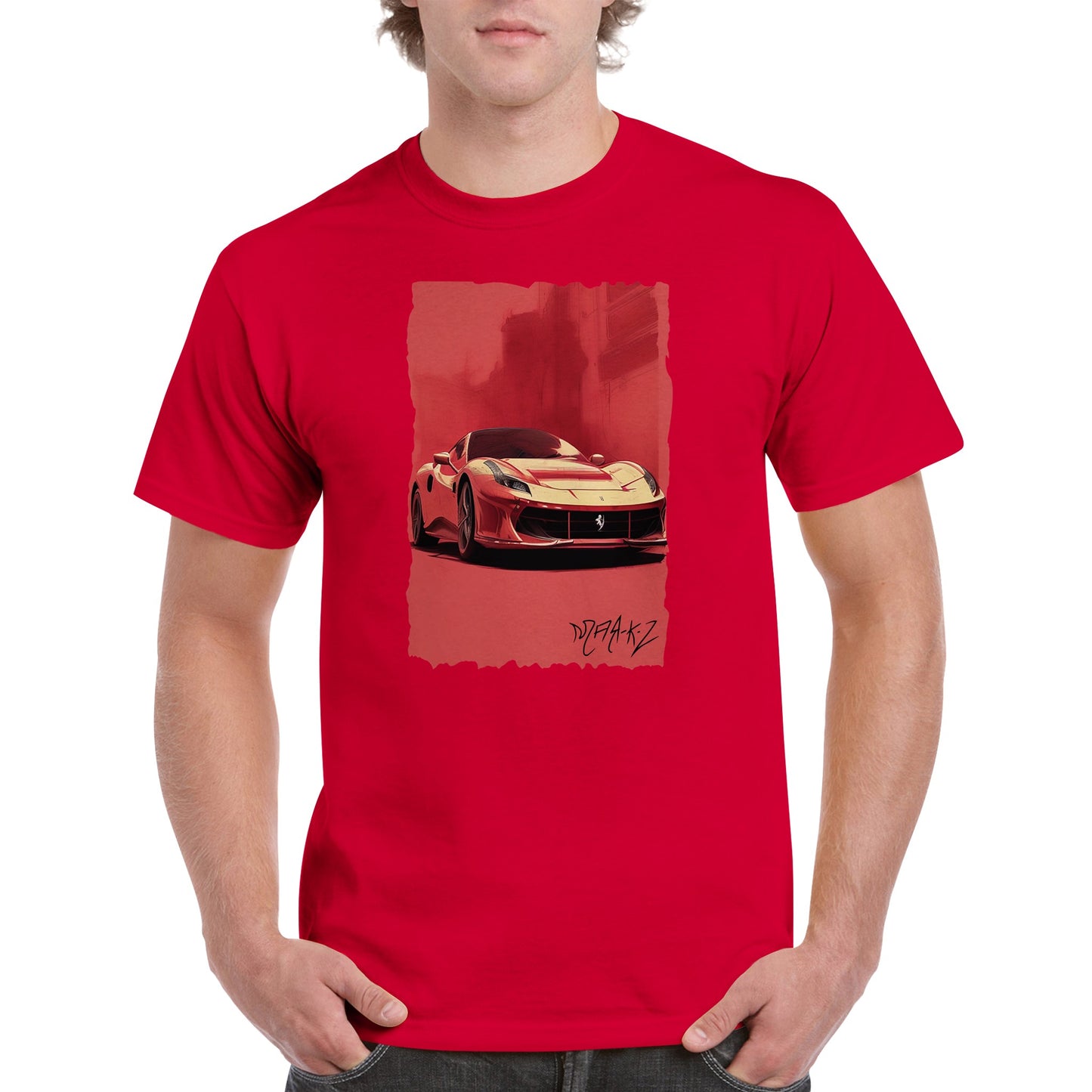 Ferrari in the Heat Heavyweight Unisex Crewneck T-shirt