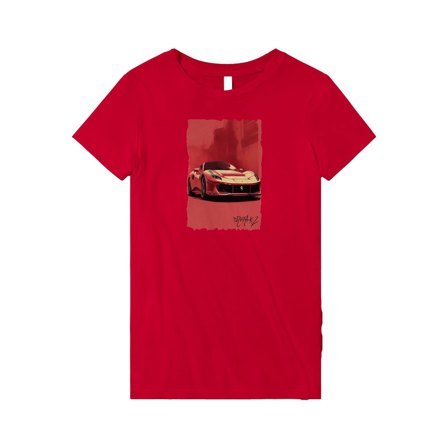 Ferrari in the Heat Premium Womens Crewneck T-shirt