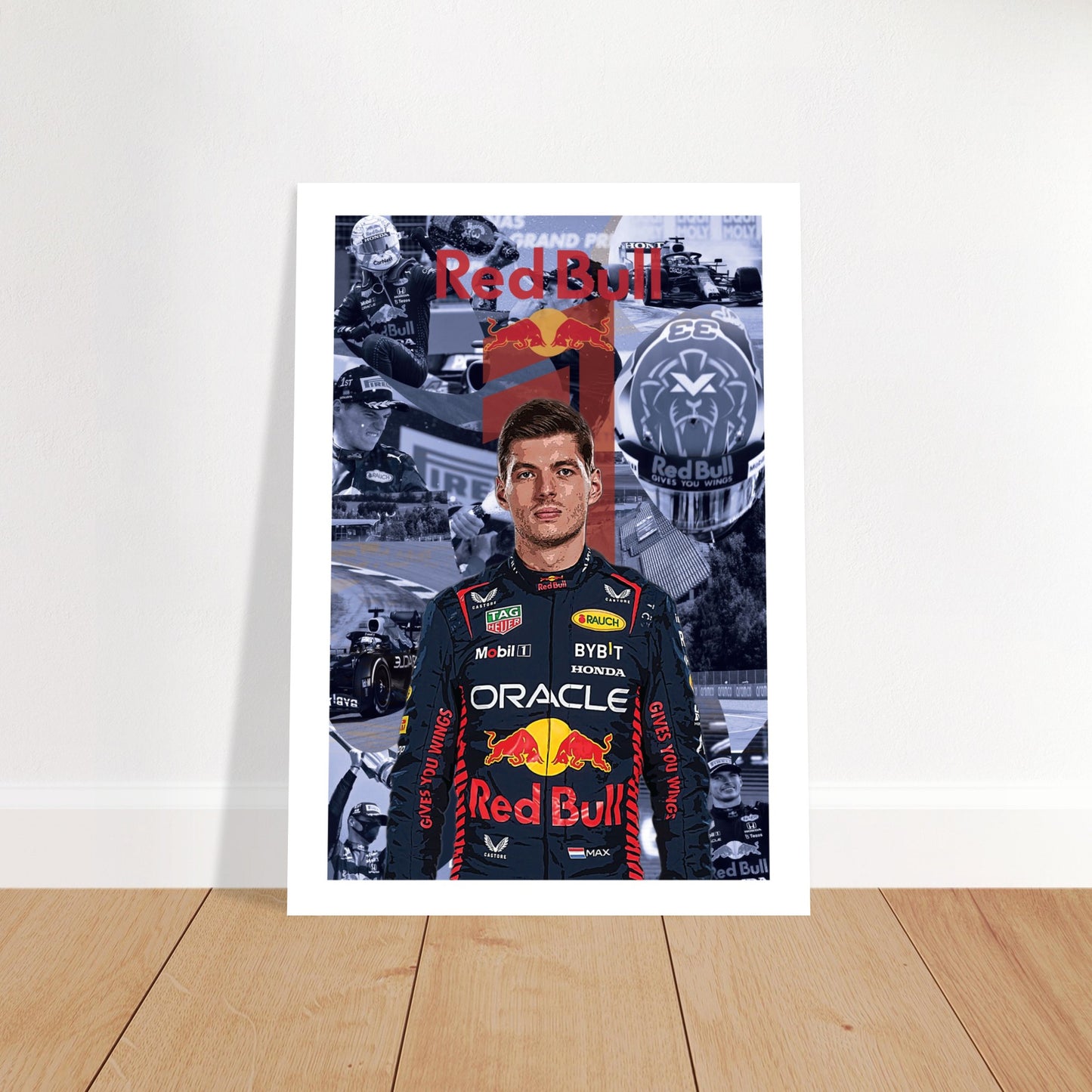 Max Verstappen Custom Premium Semi-Glossy Paper Poster