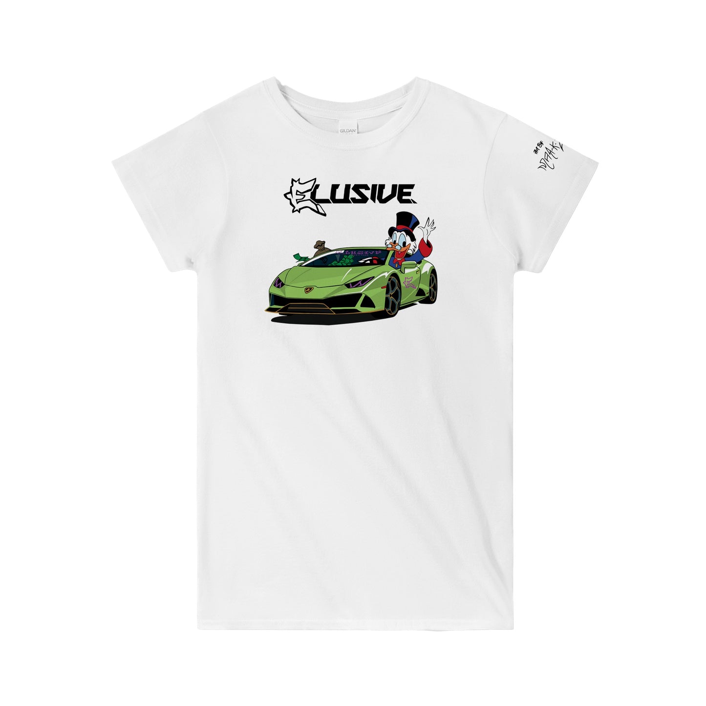 Lambo Scrooge Classic Womens Crewneck T-shirt