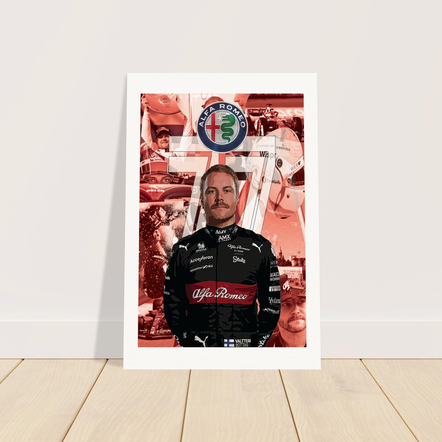 Valtteri Bottas Custom Museum-Quality Matte Paper Poster