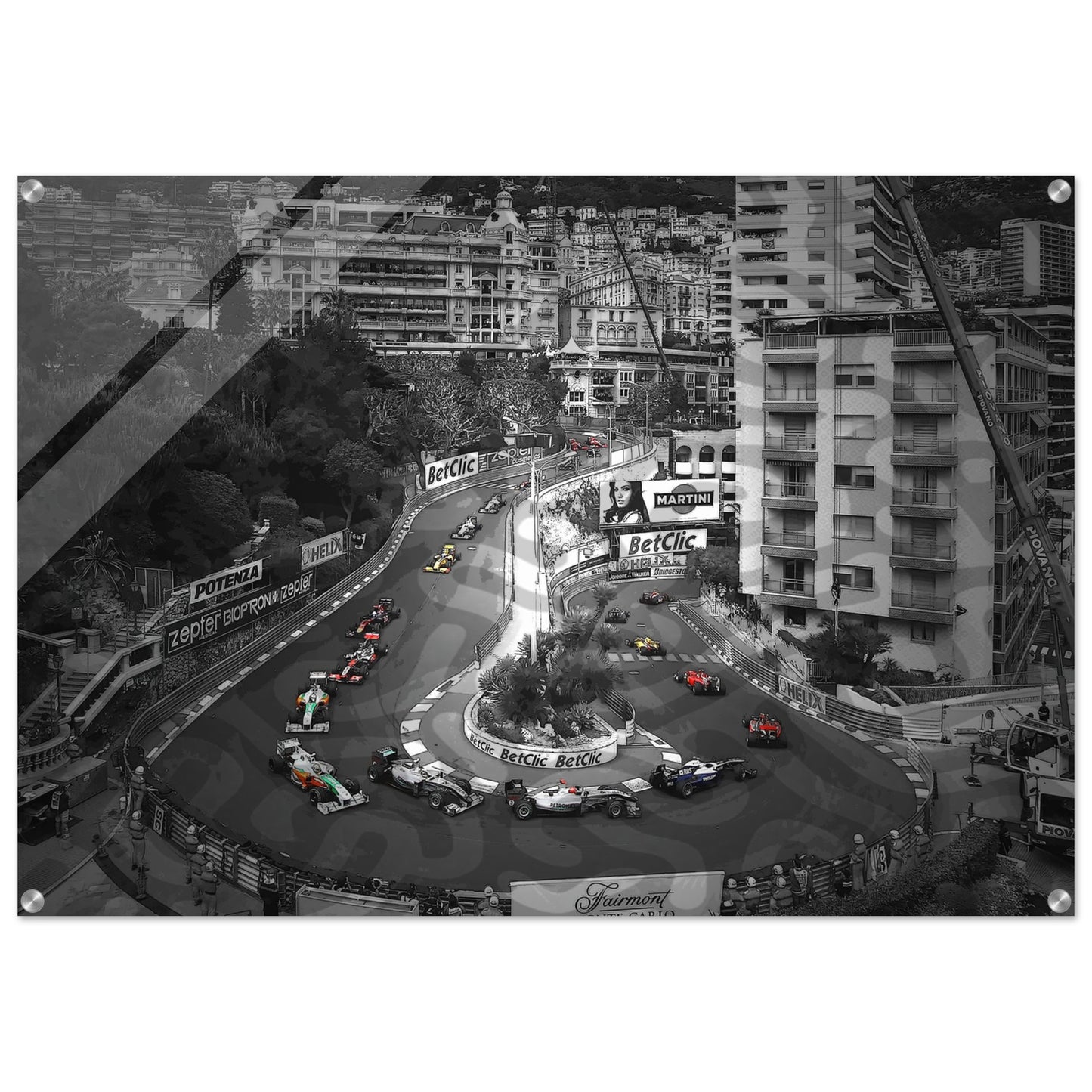 Monaco GP Custom (oil-paint style) Acrylic Print