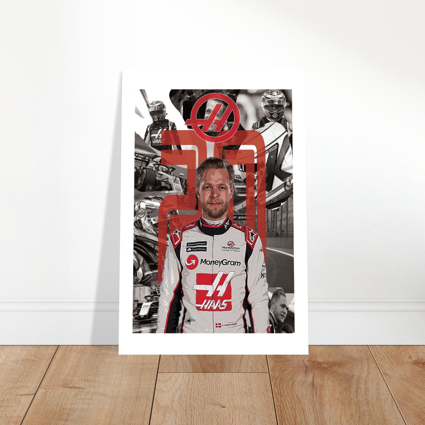 Kevin Magnussen Custom Classic Semi-Glossy Paper Poster