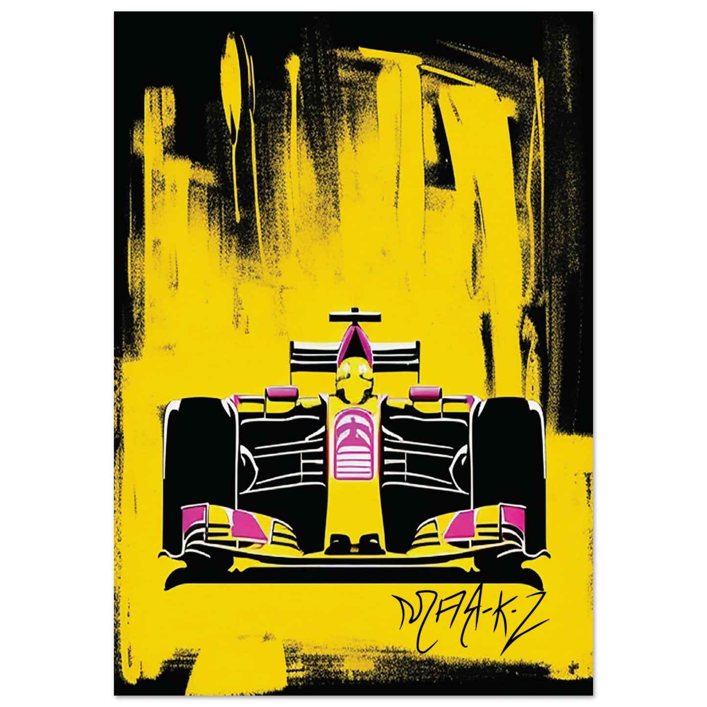 Custom Formula One Museum-Quality Matte Paper Poster