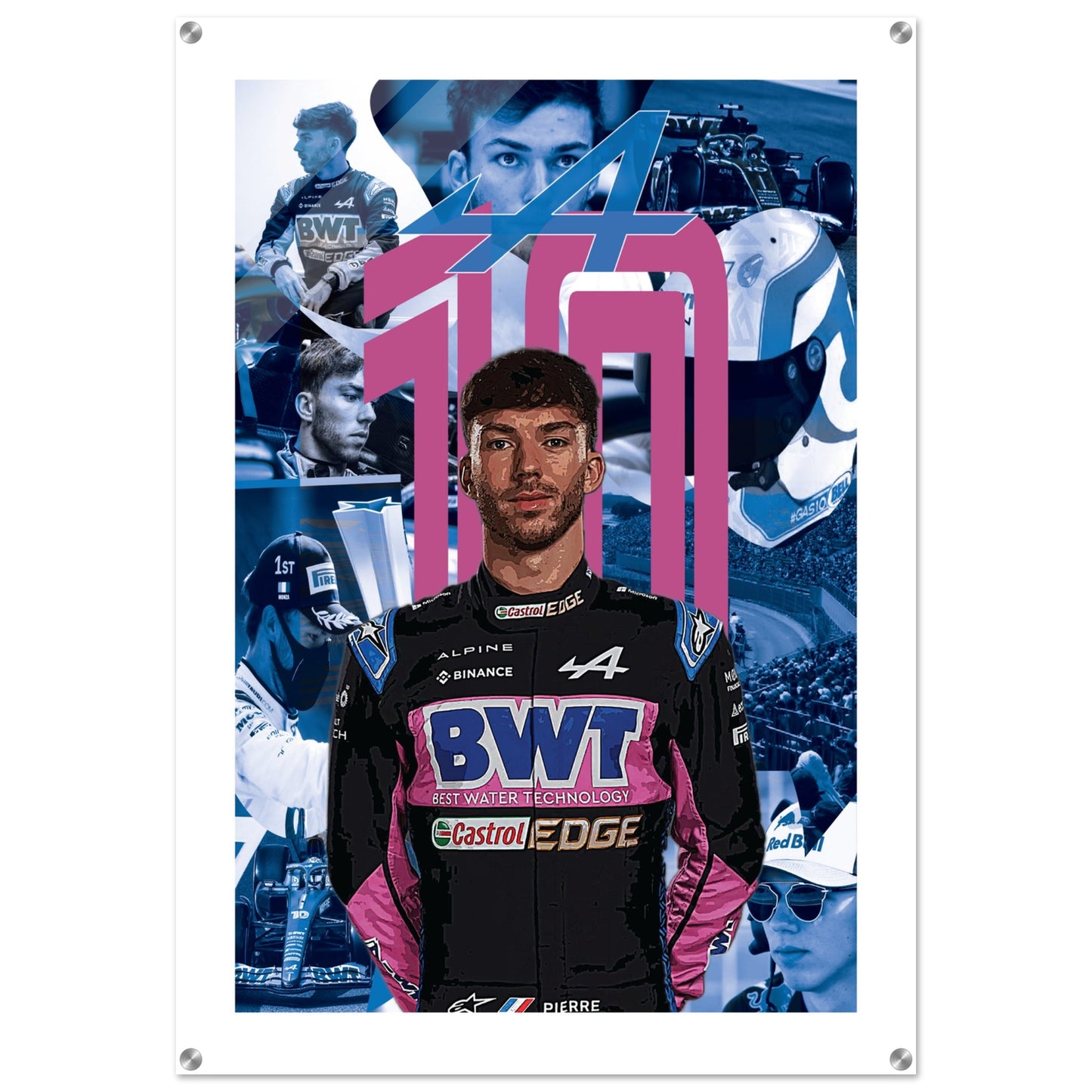 Pierre Gasly Custom Acrylic Print