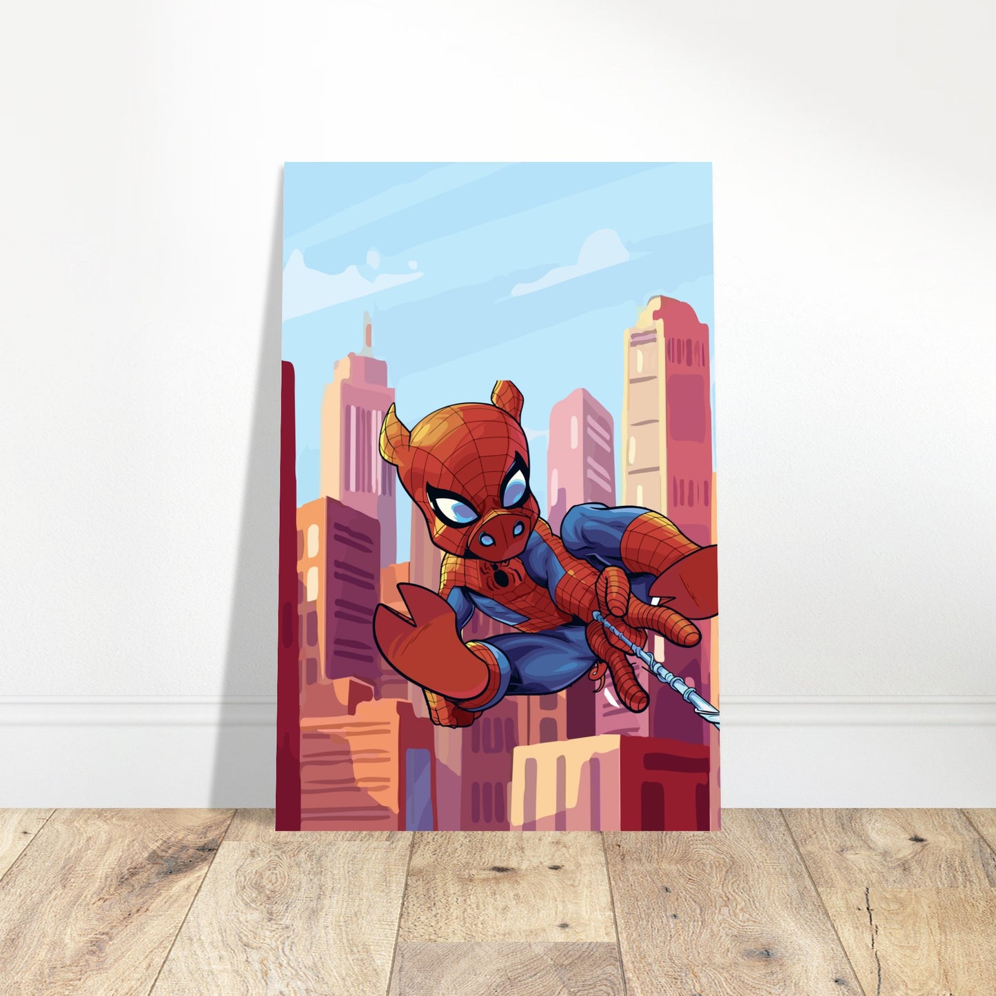 Spider-Pig Classic Semi-Glossy Paper Poster